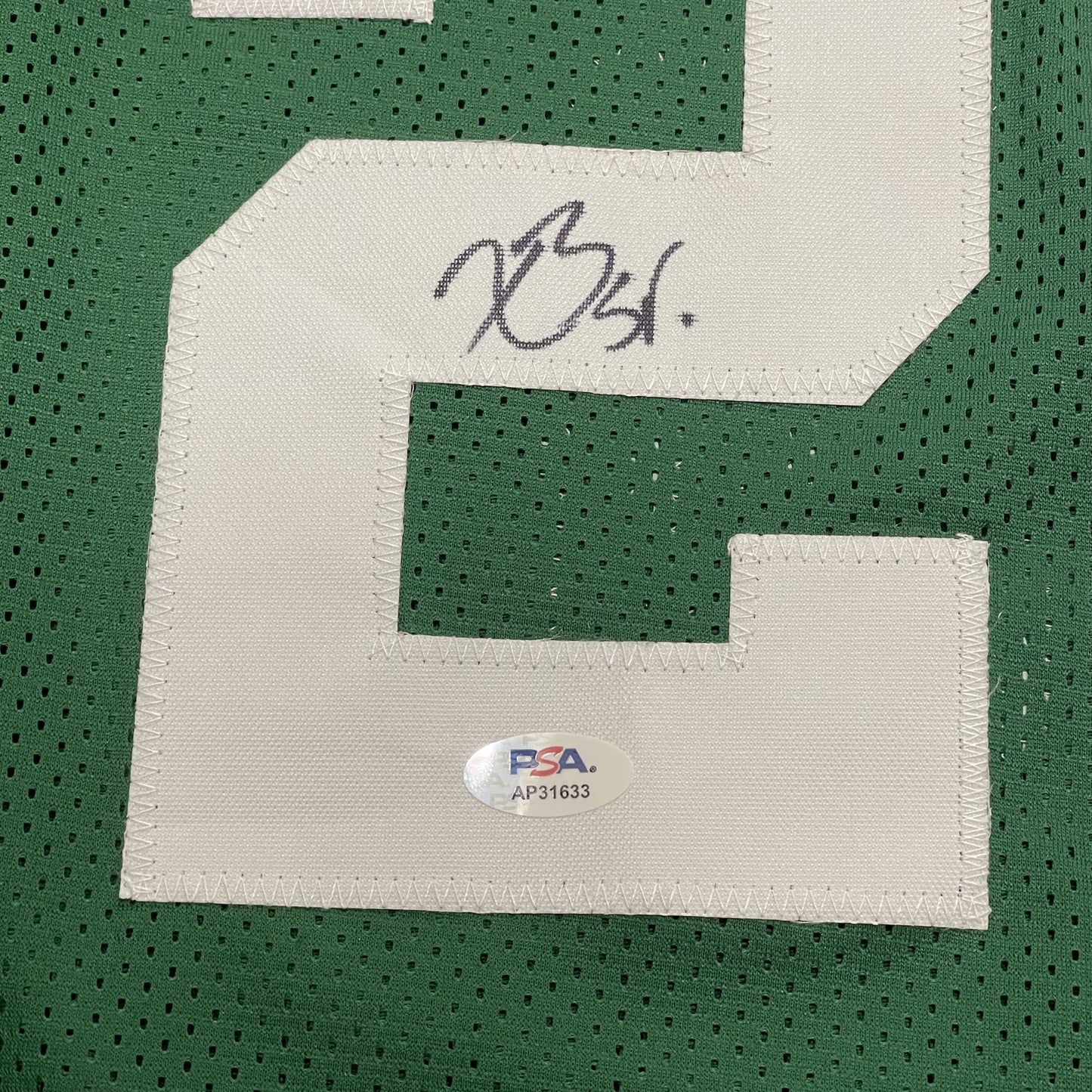 Xavier Tillman Sr. Signed Jersey PSA Boston Celtics Autographed