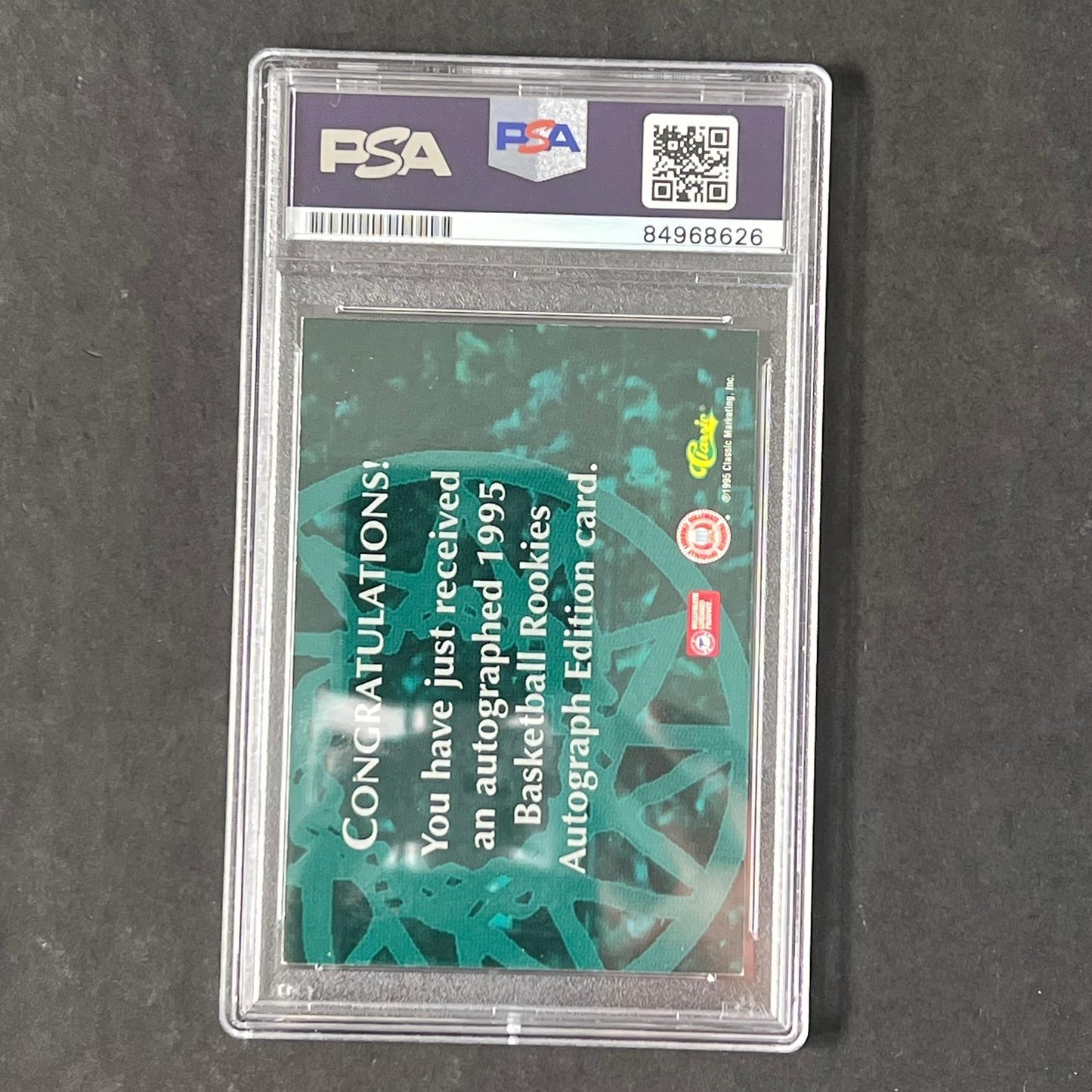 1995 Classic Rookies Autograph Edition Russell Larson Signed Card AUTO PSA Slabb