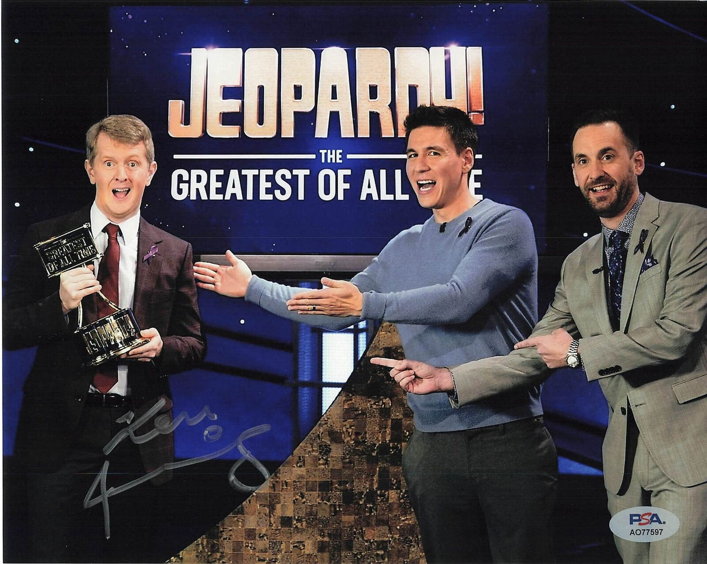 Ken Jennings signed 8x10 photo PSA/DNA Autographed Game Show Host