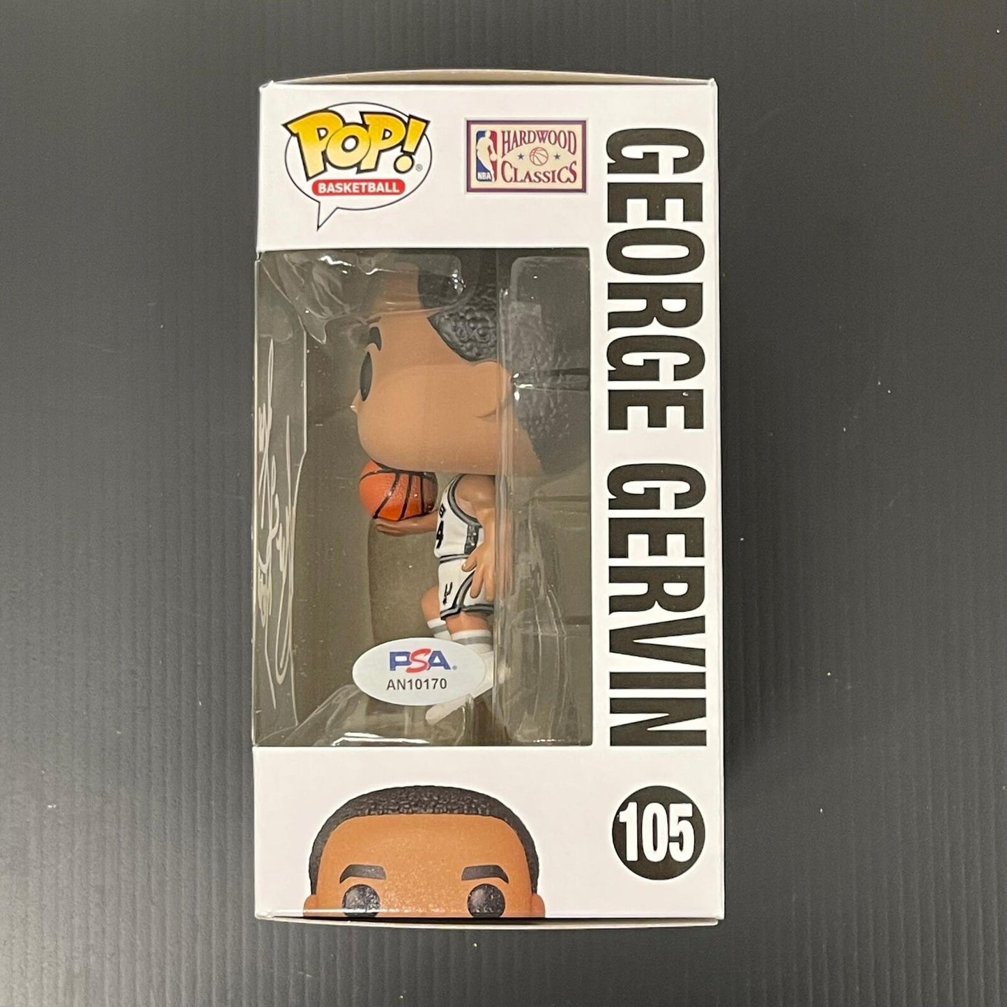 George Gervin Signed Funko Pop "Iceman" PSA/DNA San Antonio Spurs Autographed