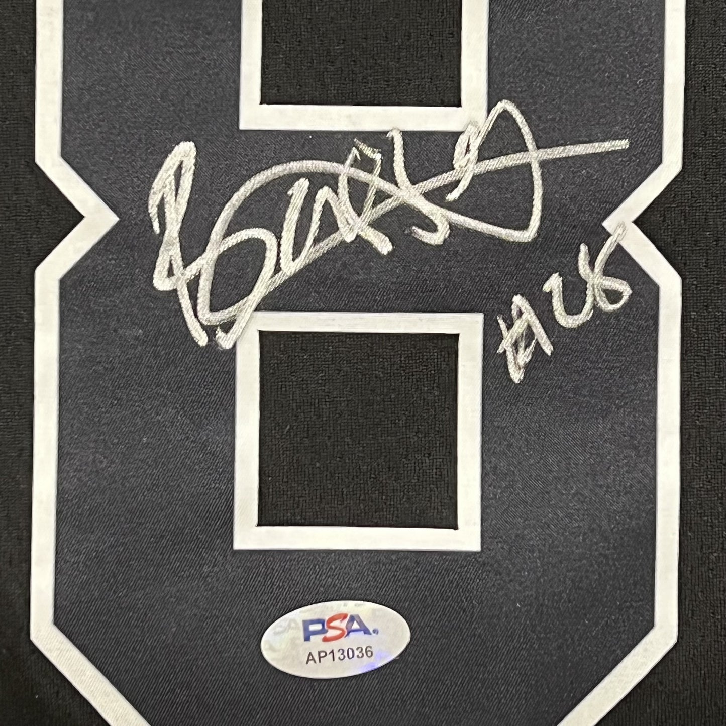Charles Bassey Signed Jersey PSA San Antonio Spurs Autographed