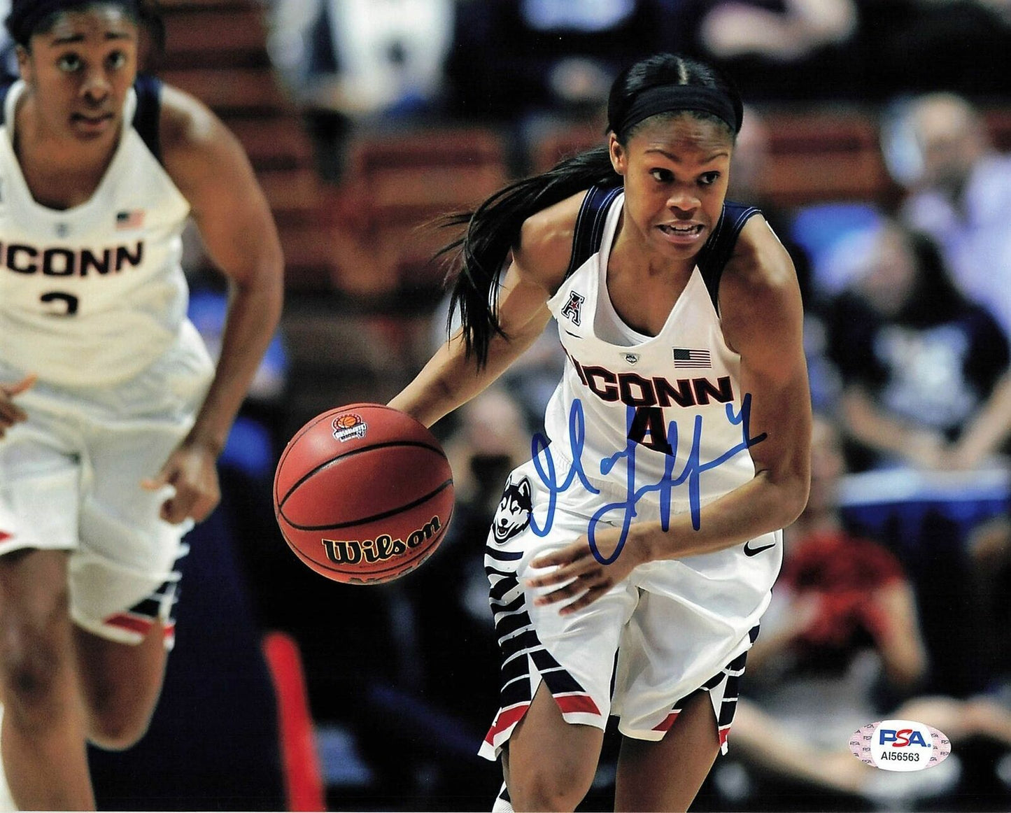 Moriah Jefferson signed 8x10 photo PSA/DNA Uconn Autographed