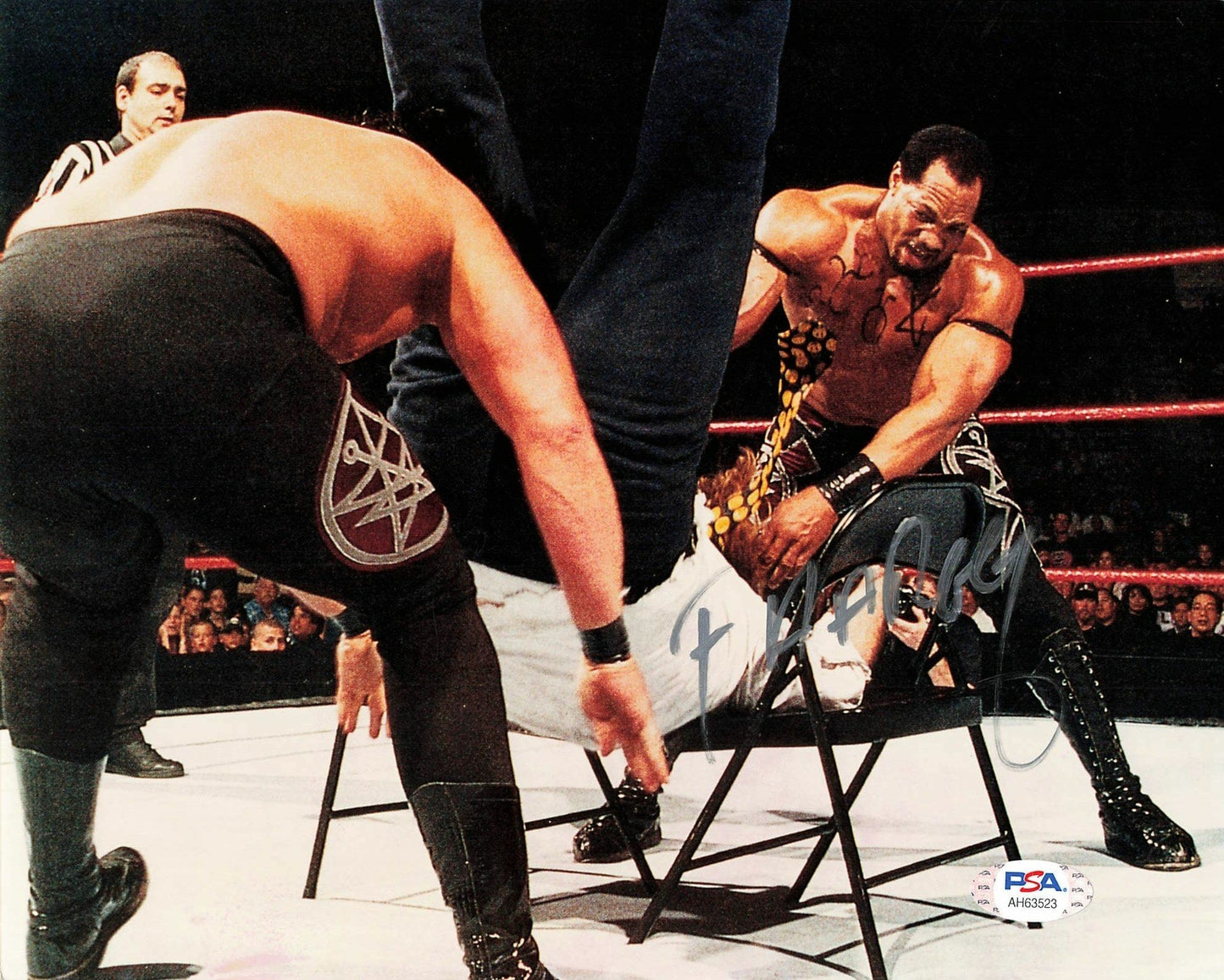 Faarooq Ron Simmons signed 8x10 photo PSA/DNA COA WWE Autographed Wrestling