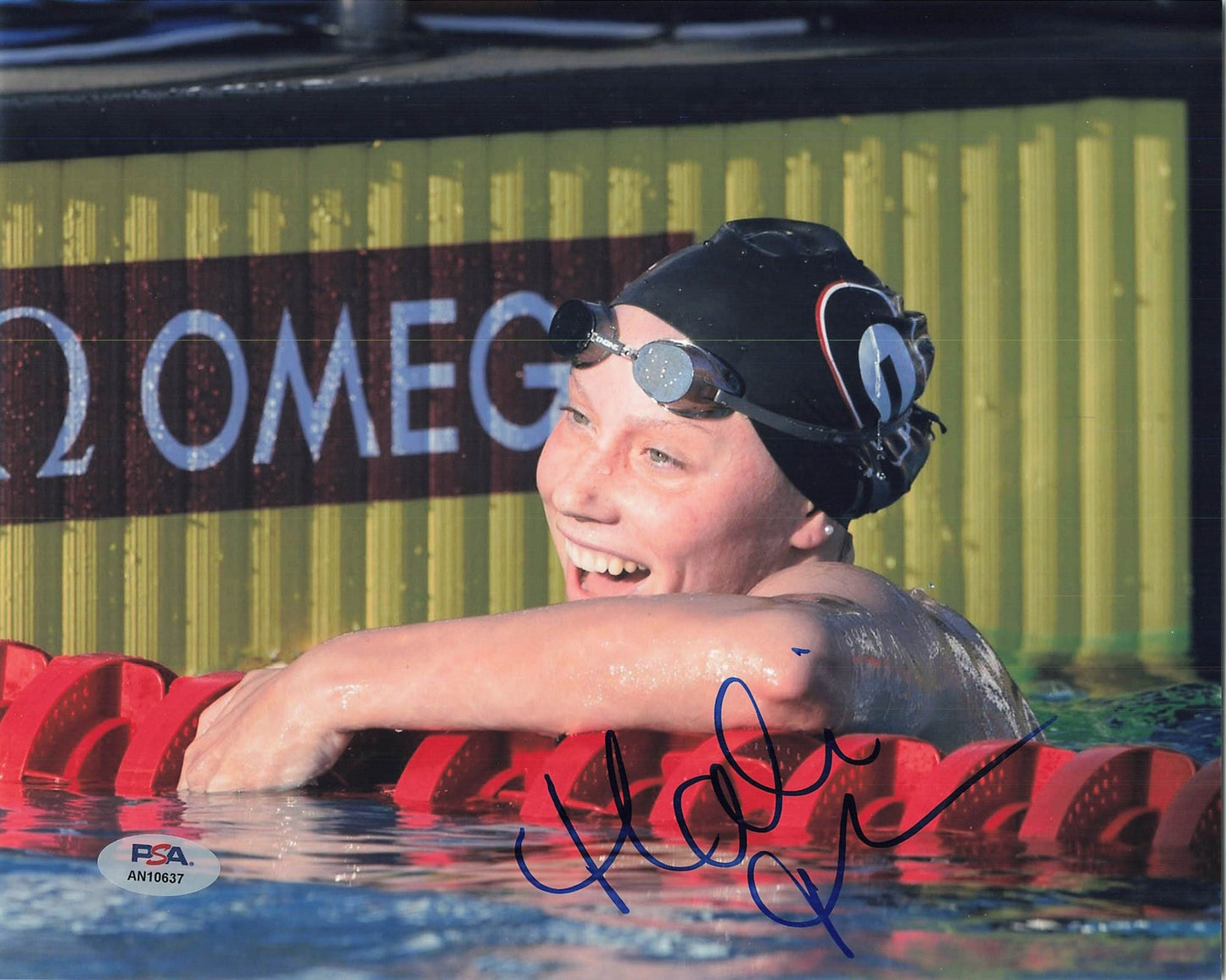 Hali Flickinger signed 8x10 photo PSA/DNA Autographed