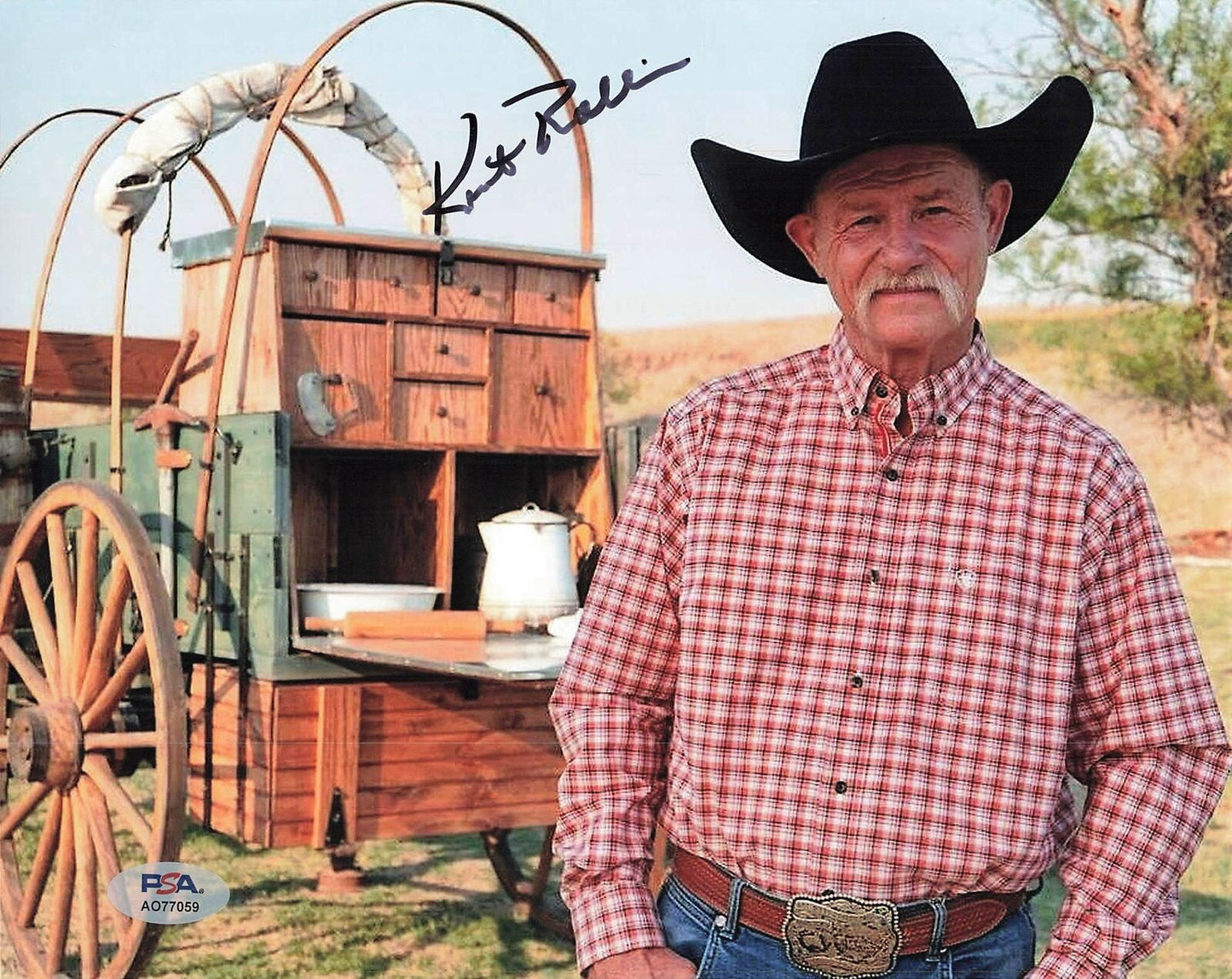 Kent Rollins signed 8x10 photo PSA/DNA Autographed Chef and Author