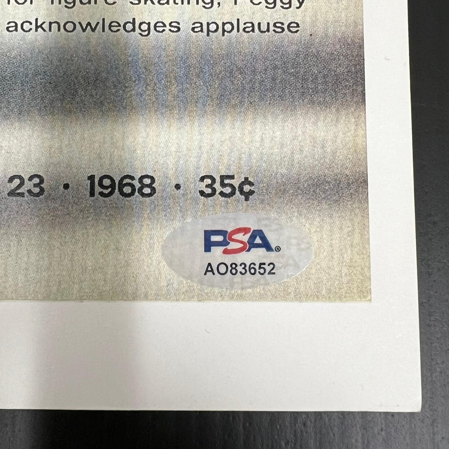 Peggy Fleming signed 11x14 photo PSA/DNA Team USA Autographed