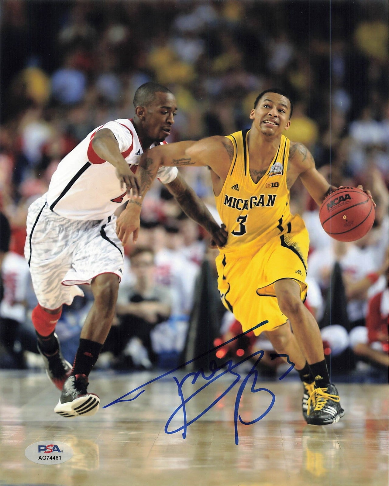 Trey Burke Signed 8x10 Photo PSA Michigan Wolverines