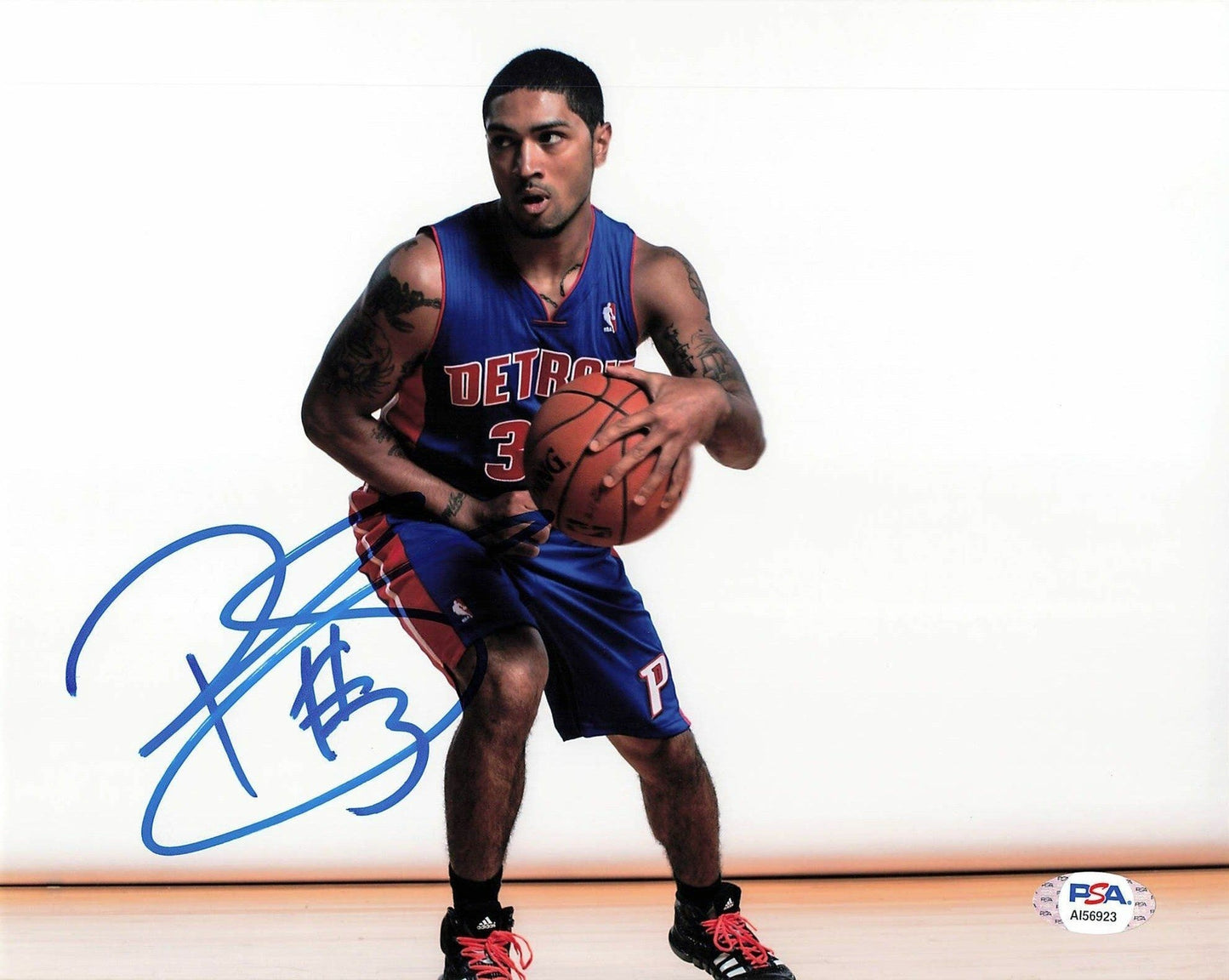 Peyton Siva signed 8x10 photo PSA/DNA Detroit Pistons Autographed