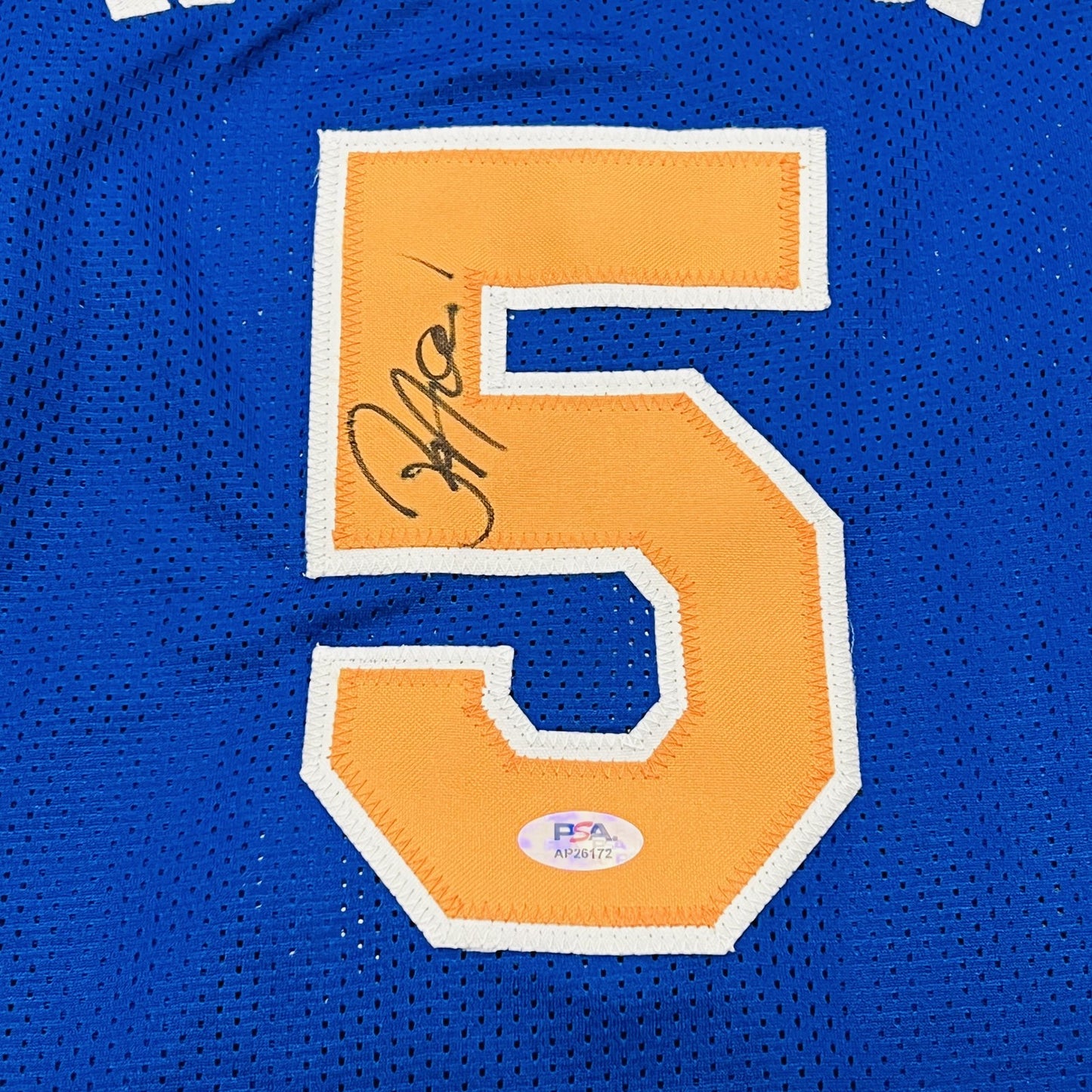 Precious Achiuwa Signed Jersey PSA New York Knicks Autographed