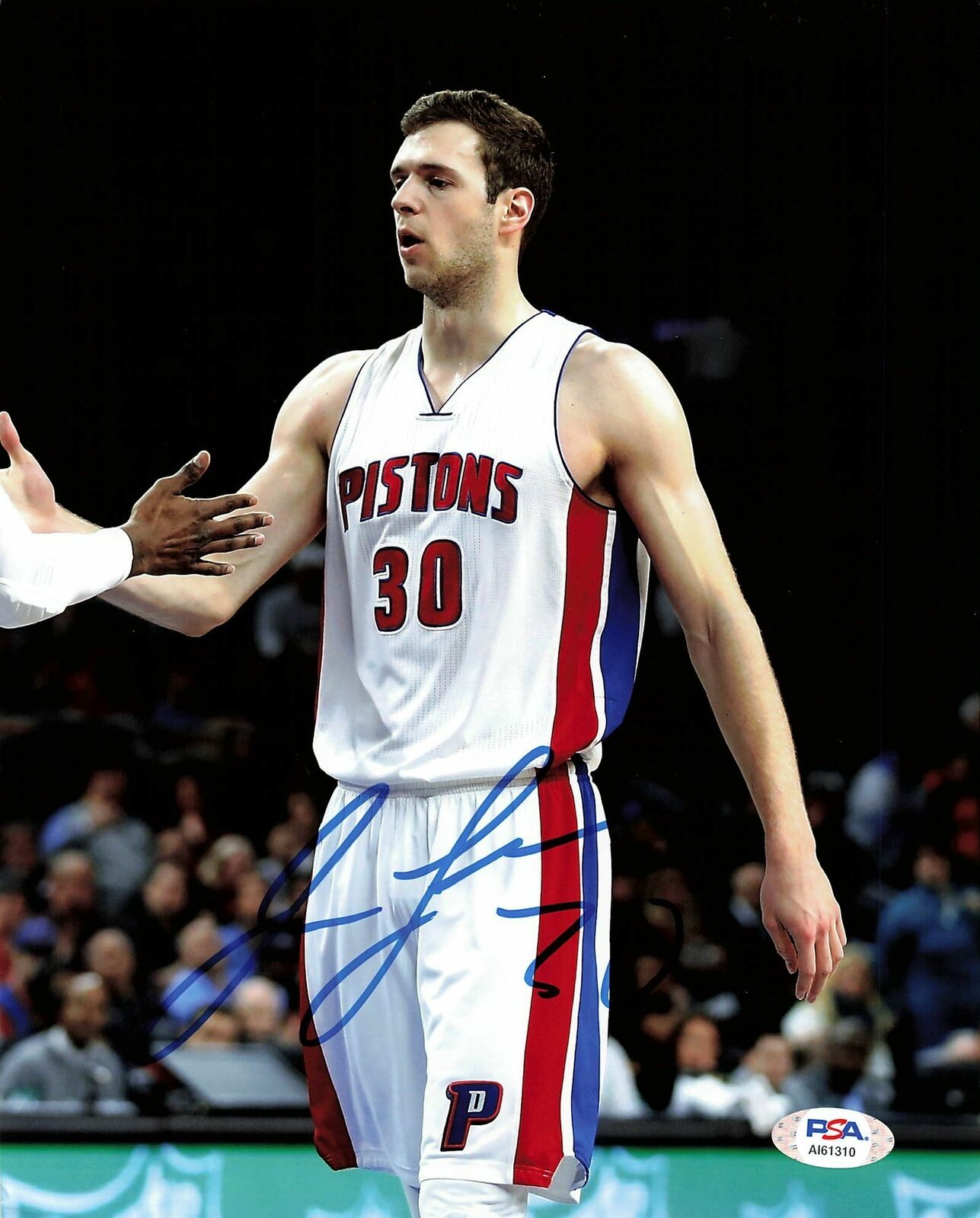 JON LEUER signed 8x10 photo PSA/DNA Detroit Pistons Autographed