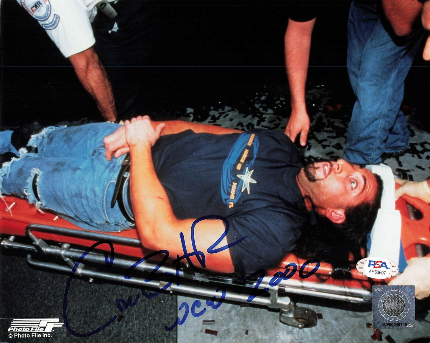 Crowbar Christopher Ford signed 8x10 photo PSA/DNA COA WWE Autographed Wrestling