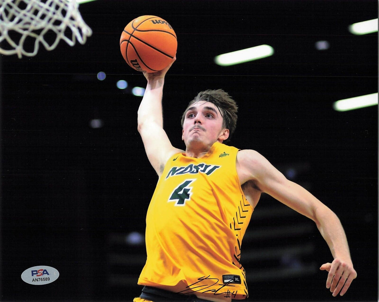 Grant Nelson signed 8x10 photo PSA/DNA North Dakota State Autographed