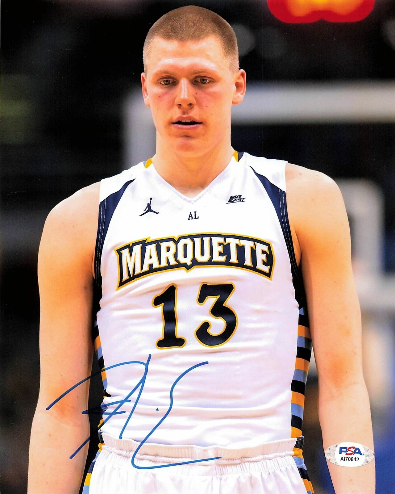 Henry Ellenson signed 8x10 photo PSA/DNA Marquette Golden Eagles Autographed