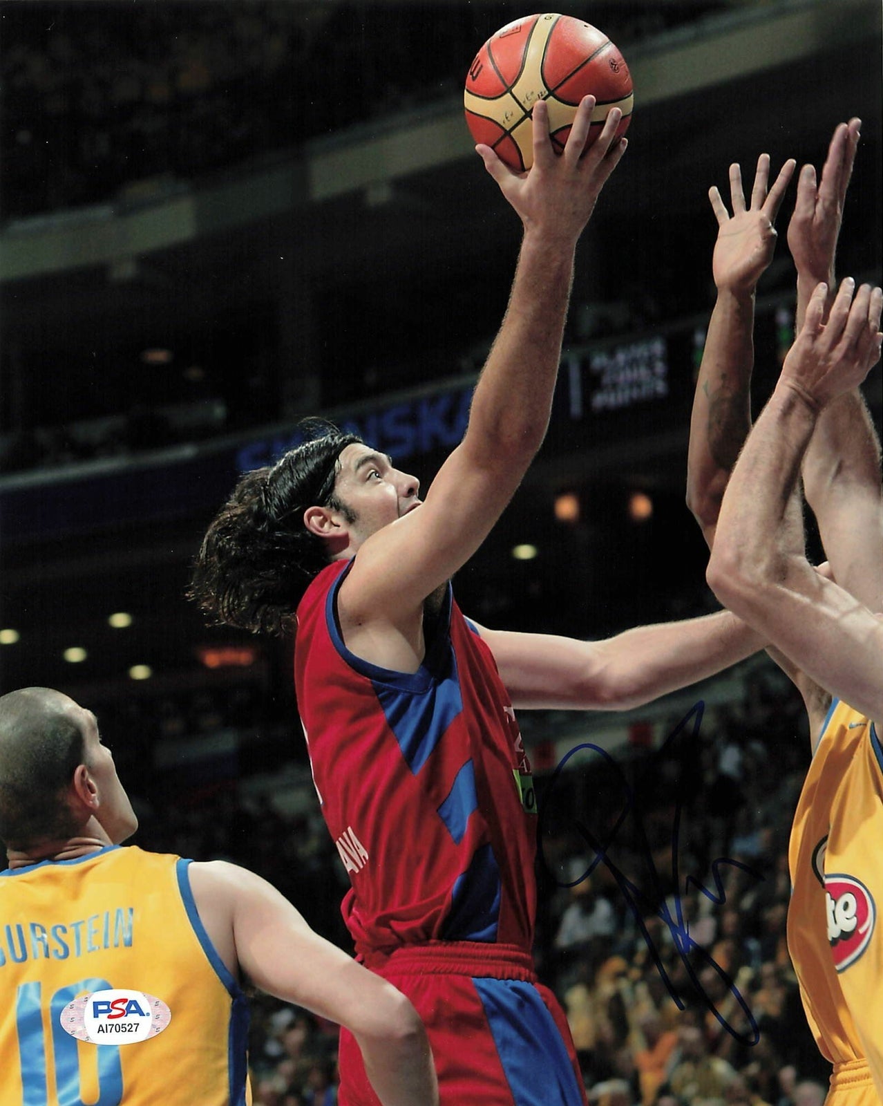 Luis Scola signed 8x10 photo PSA/DNA Houston Rockets Autographed