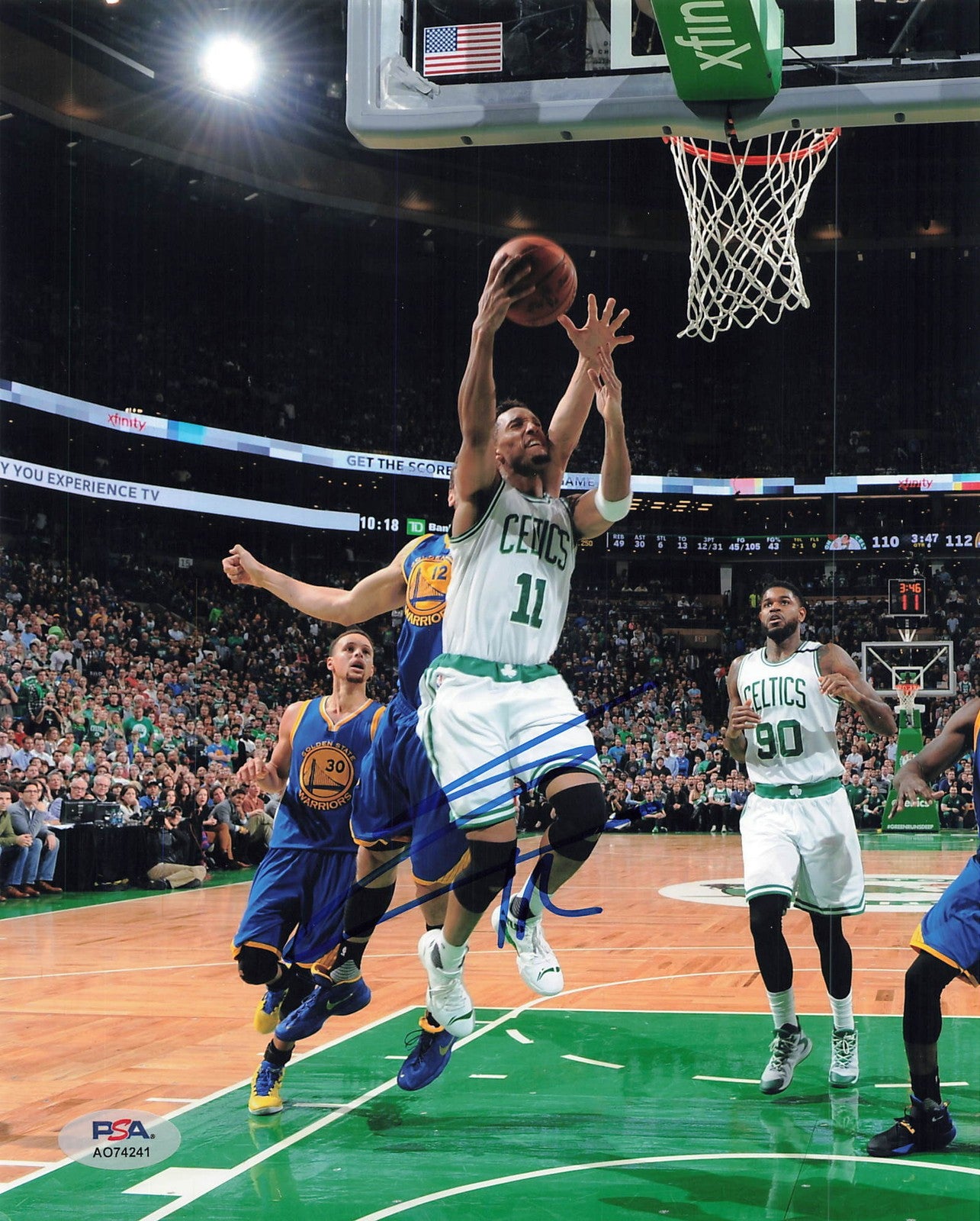 Evan Turner Signed 8x10 Photo PSA Boston Celtics