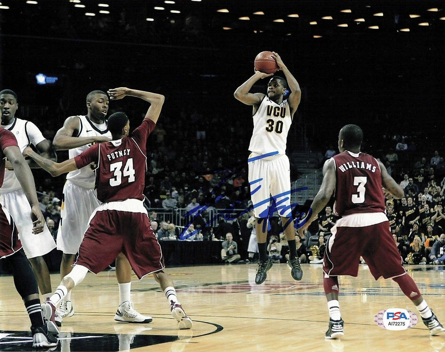 Troy Daniels signed 8x10 photo PSA/DNA VCU Rams Autographed