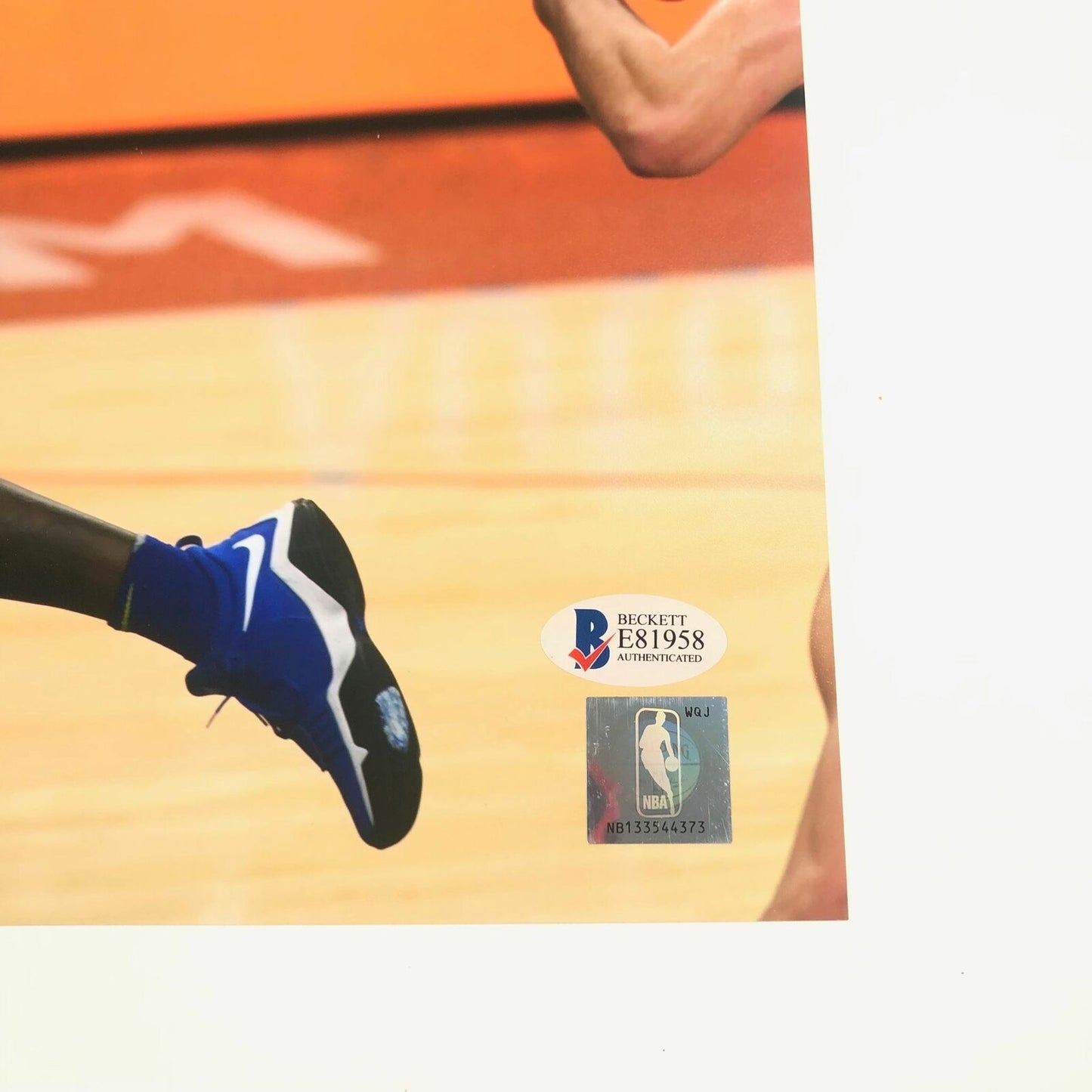Jordan Bell signed 11x14 photo BAS Beckett Golden State Warriors Autographed