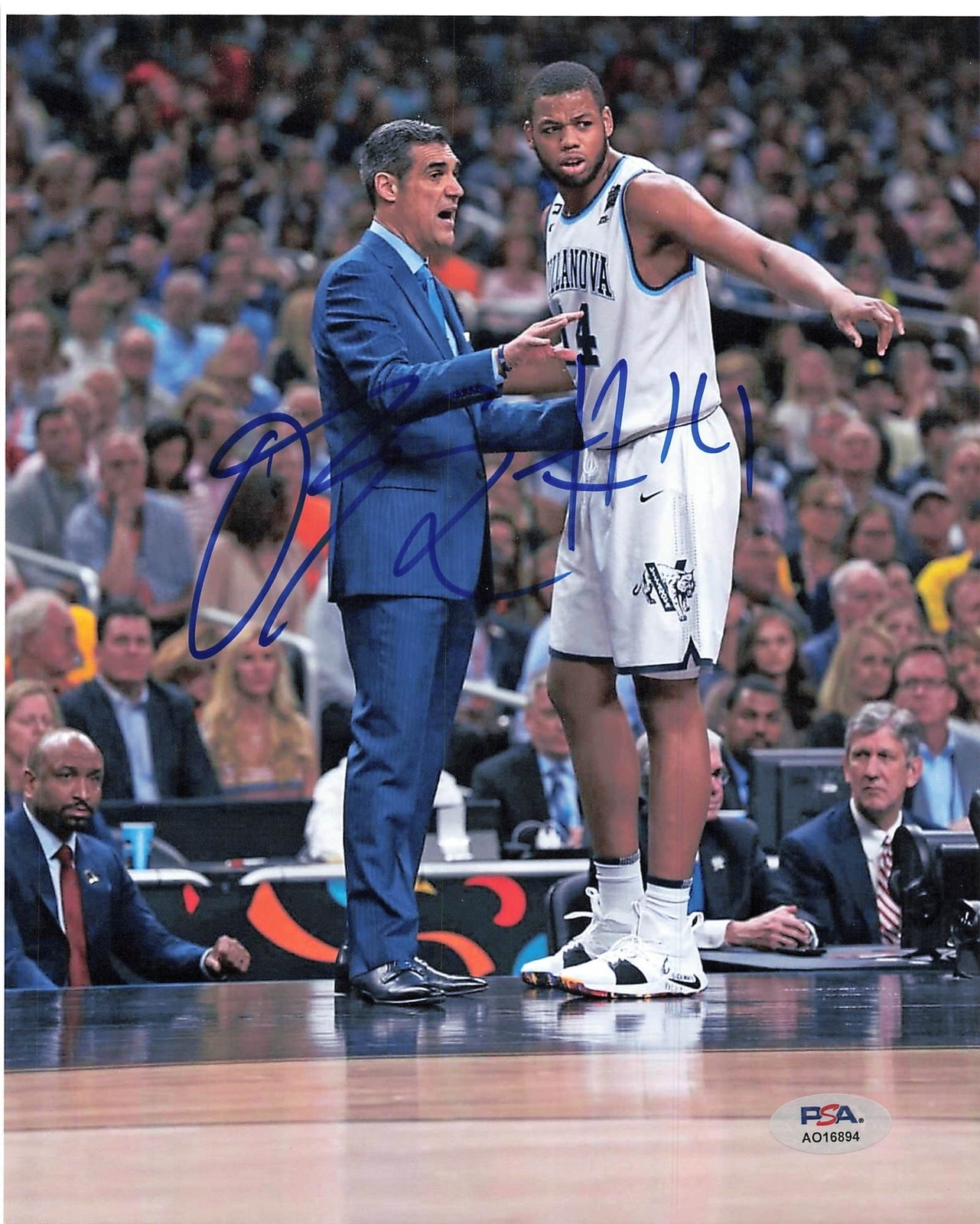 Omari Spellman signed 8x10 photo PSA/DNA Villanova Autographed