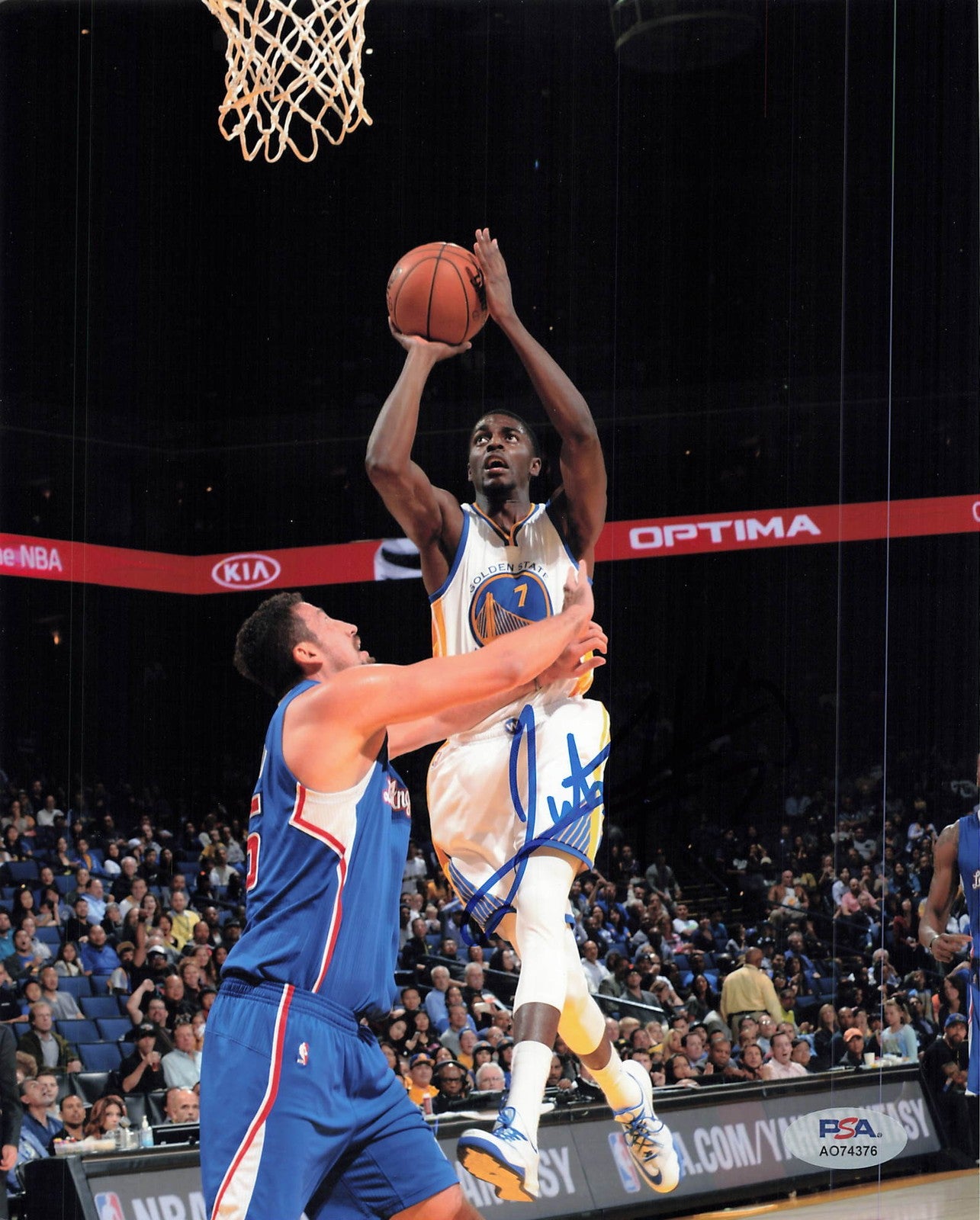 Justin Holiday Signed 8x10 Photo PSA Golden State Warriors