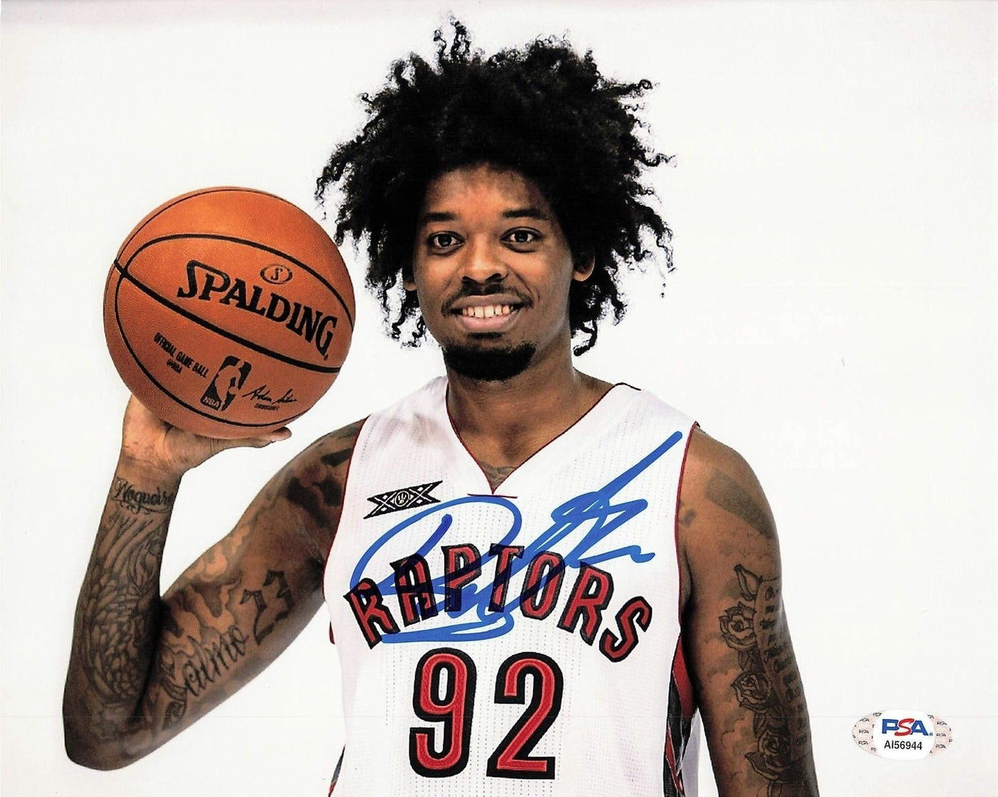 Lucas Nogueira signed 8x10 photo PSA/DNA Toronto Raptors Autographed