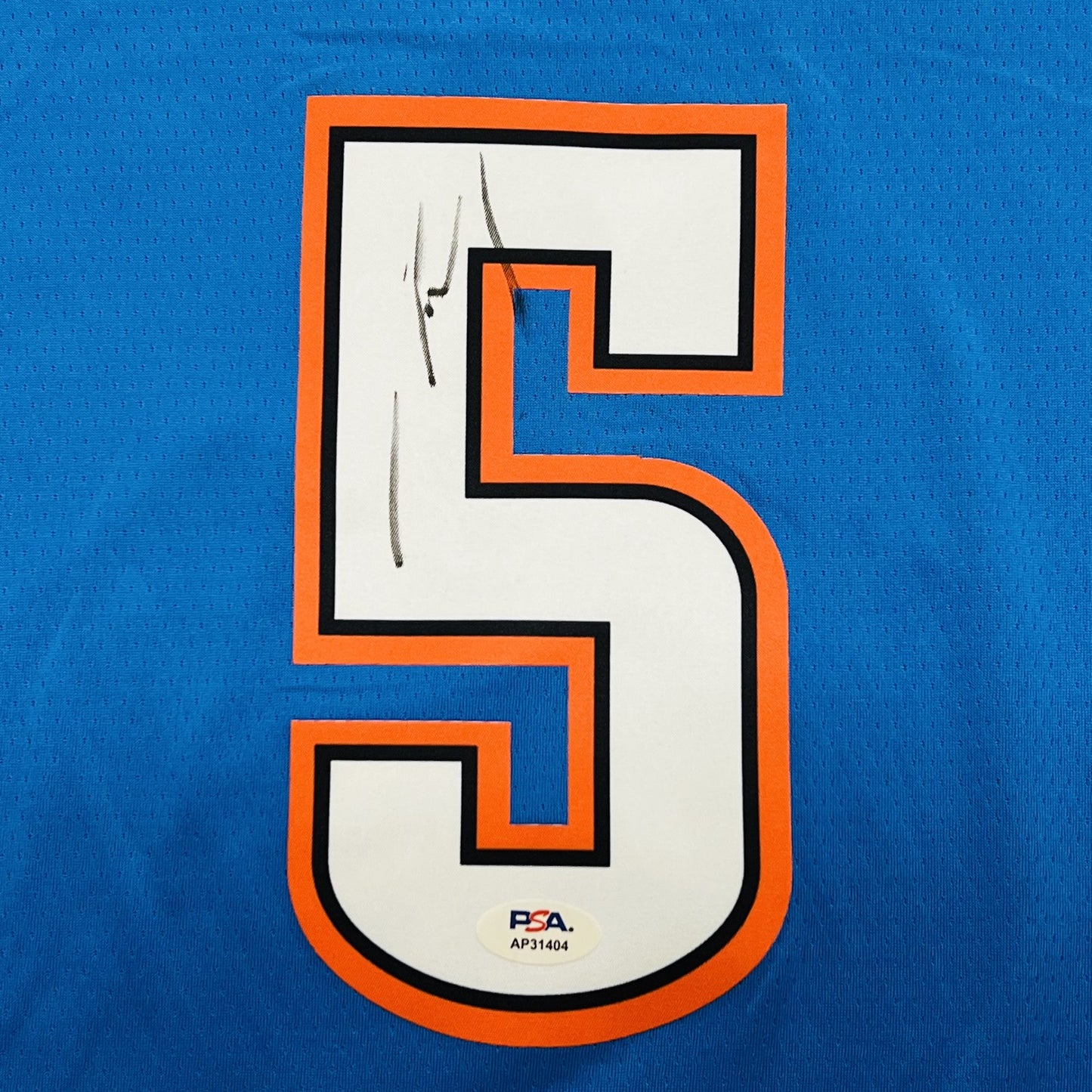 Luguentz Dort Signed Jersey PSA Oklahoma City Thunder Autographed