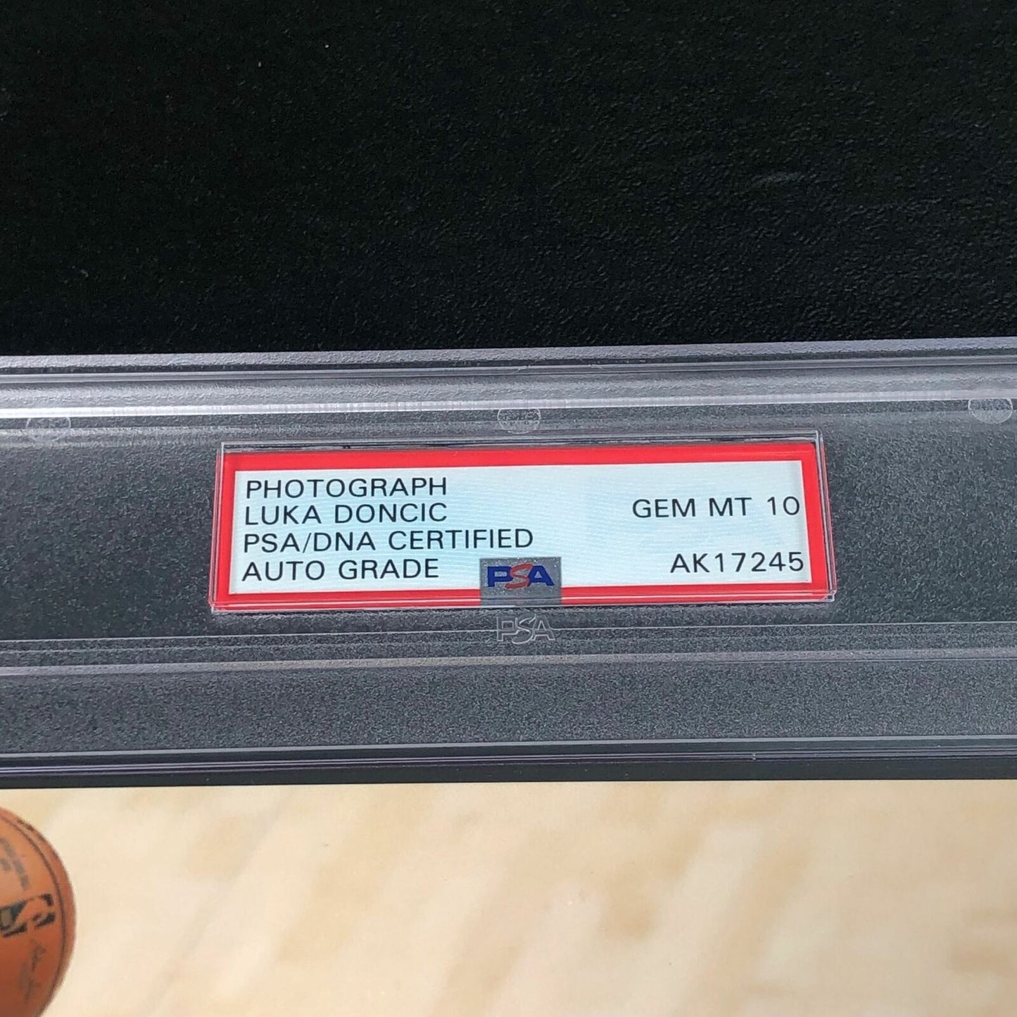 Luka Doncic Signed 8x10 Photo PSA/DNA Encapsulated Auto 10 Gem Mint