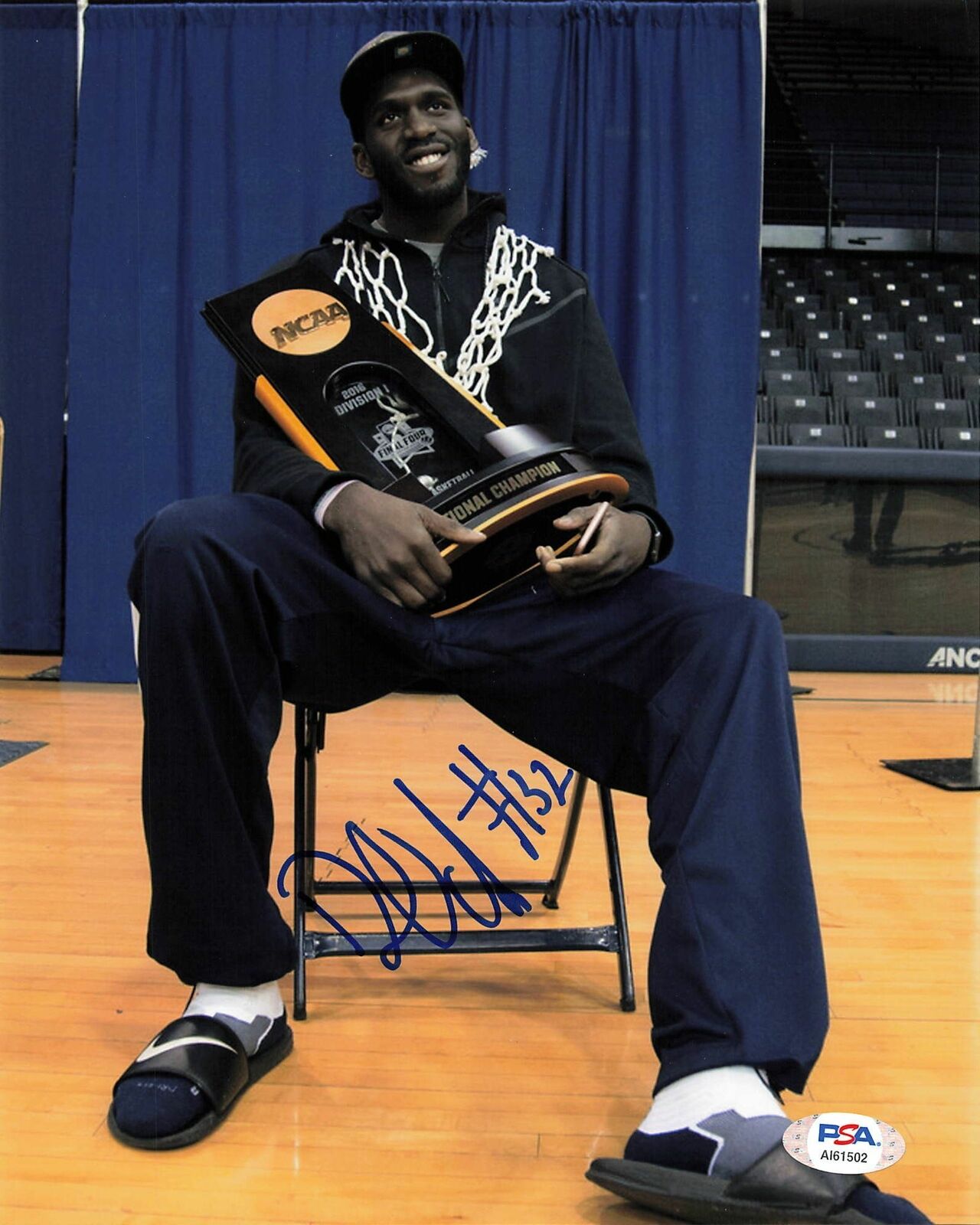 Daniel Ochefu signed 8x10 photo PSA/DNA Villanova Wildcats Autographed