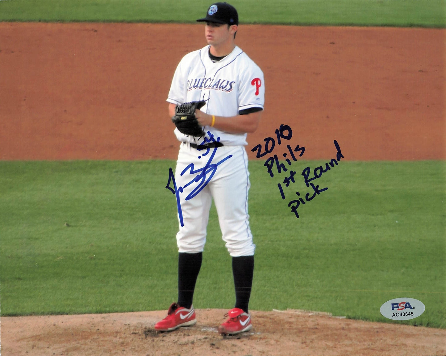 Jesse Biddle signed 8x10 photo PSA/DNA Philadelphia Phillies Autographed