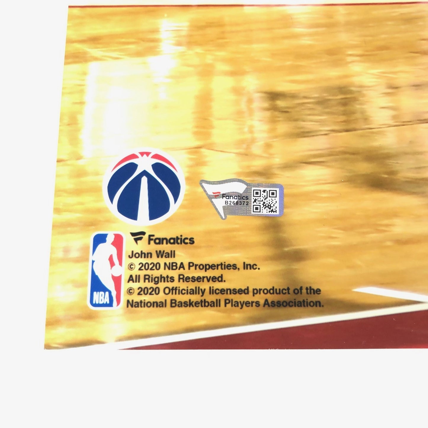 John Wall signed 16x20 photo Fanatics Washington Wizards
