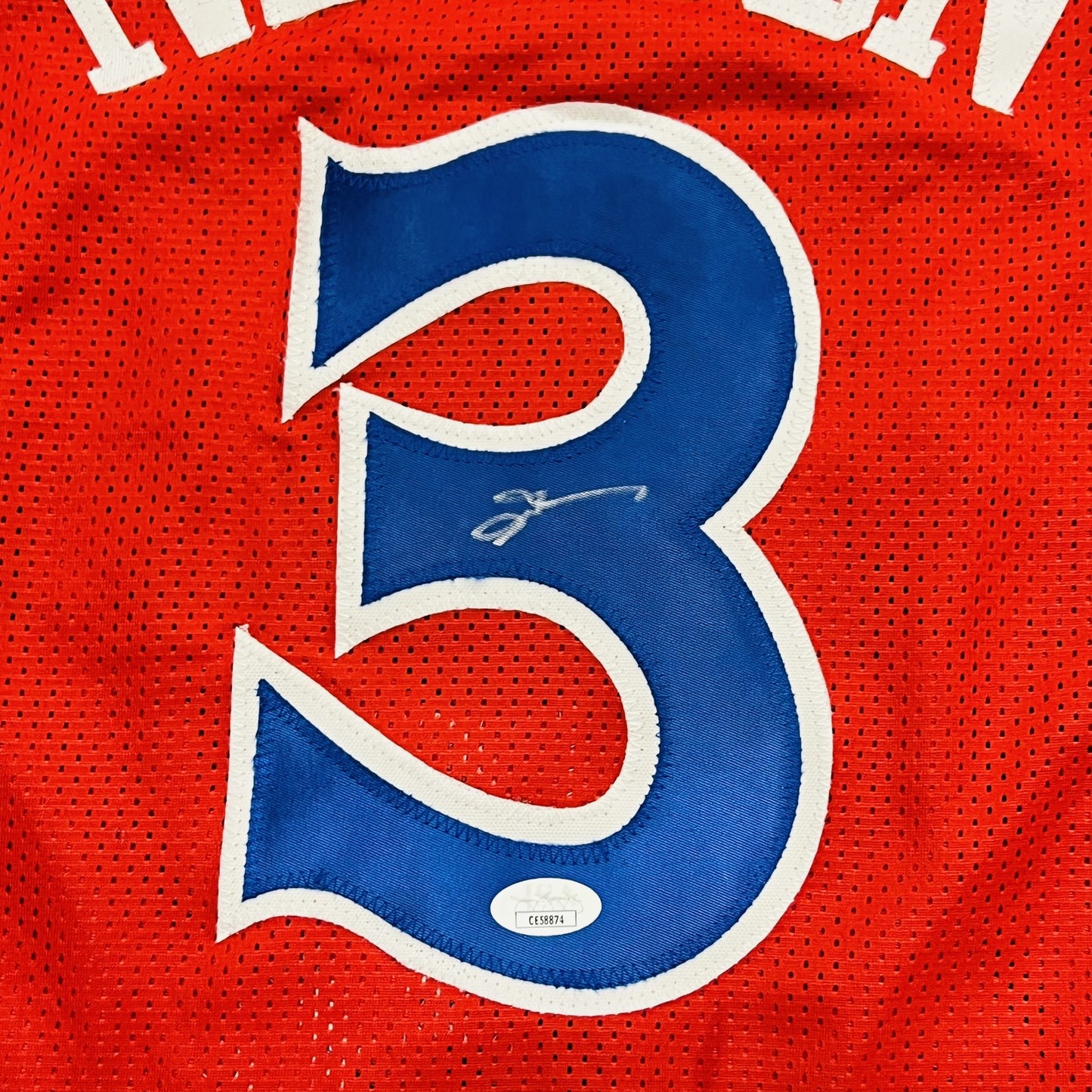 Allen Iverson Signed Jersey PSA Philadelphia 76ers Autographed
