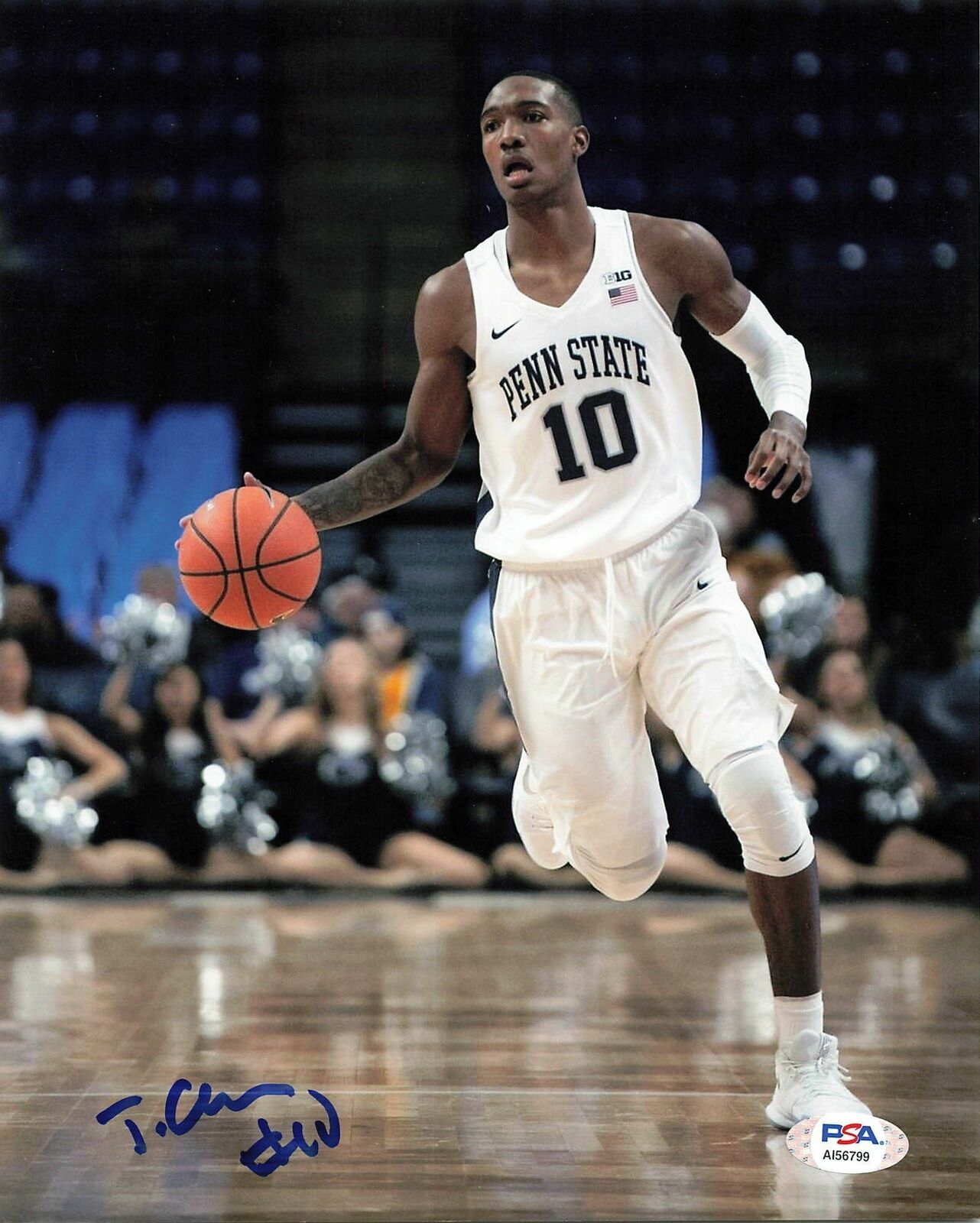 Tony Carr signed 8x10 photo PSA/DNA Penn State Autographed
