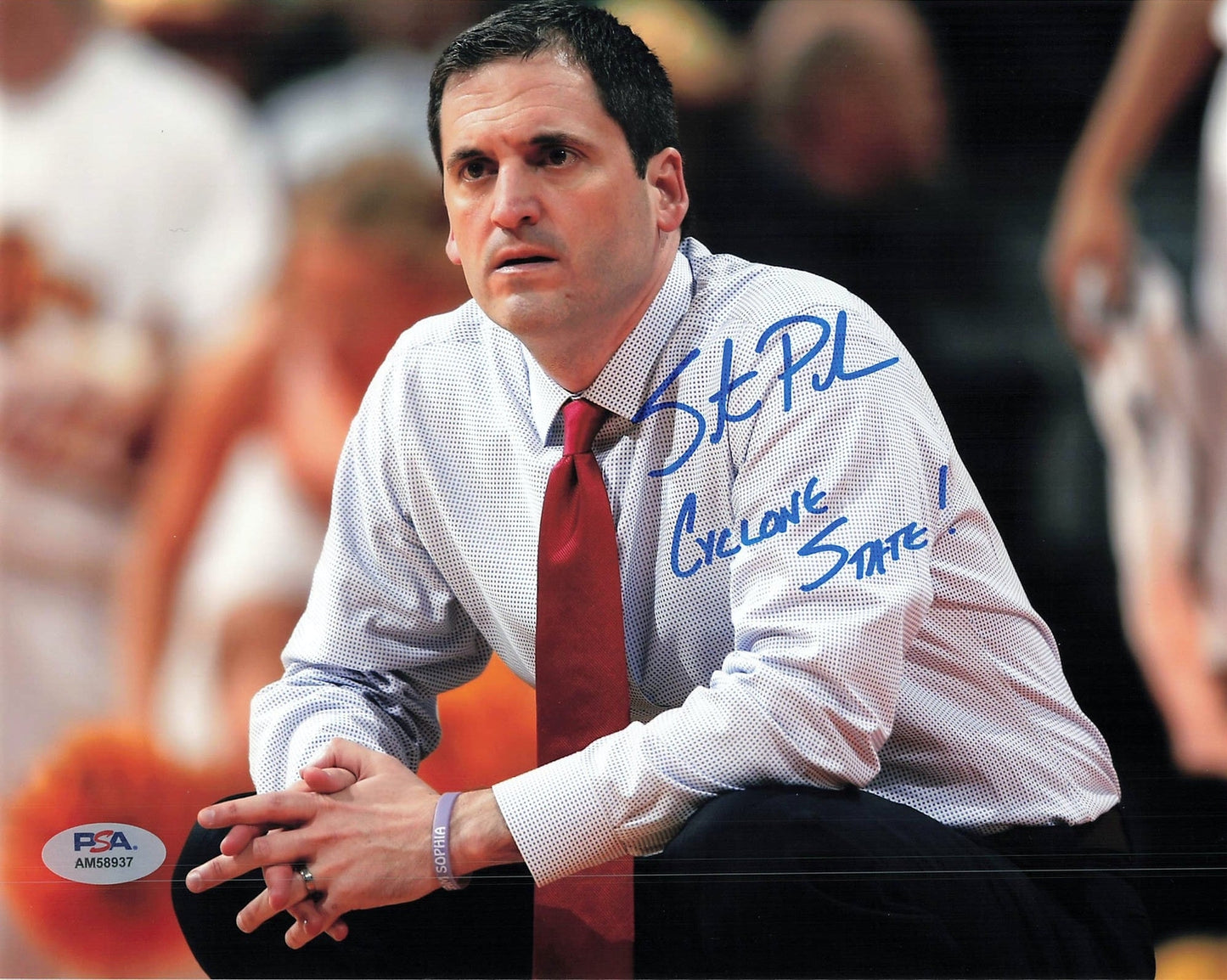 Steve Prohm signed 8x10 photo PSA/DNA Iowa State Cyclones Autographed