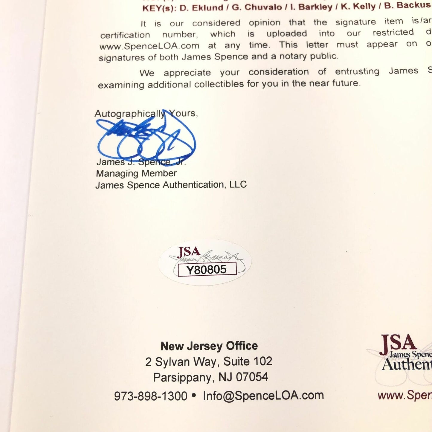 Boxing Greats & Hall of Famers multi signed 16x20 photo JSA Boxer Autographed