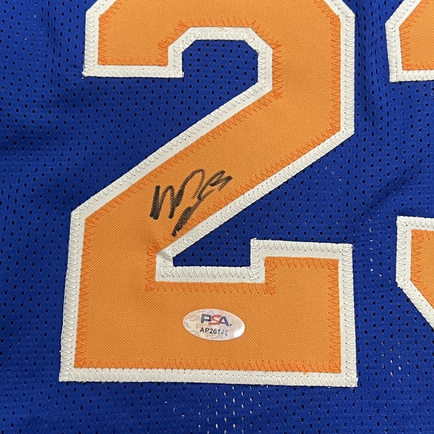 Mitchell Robinson Signed Jersey PSA New York Knicks Autographed