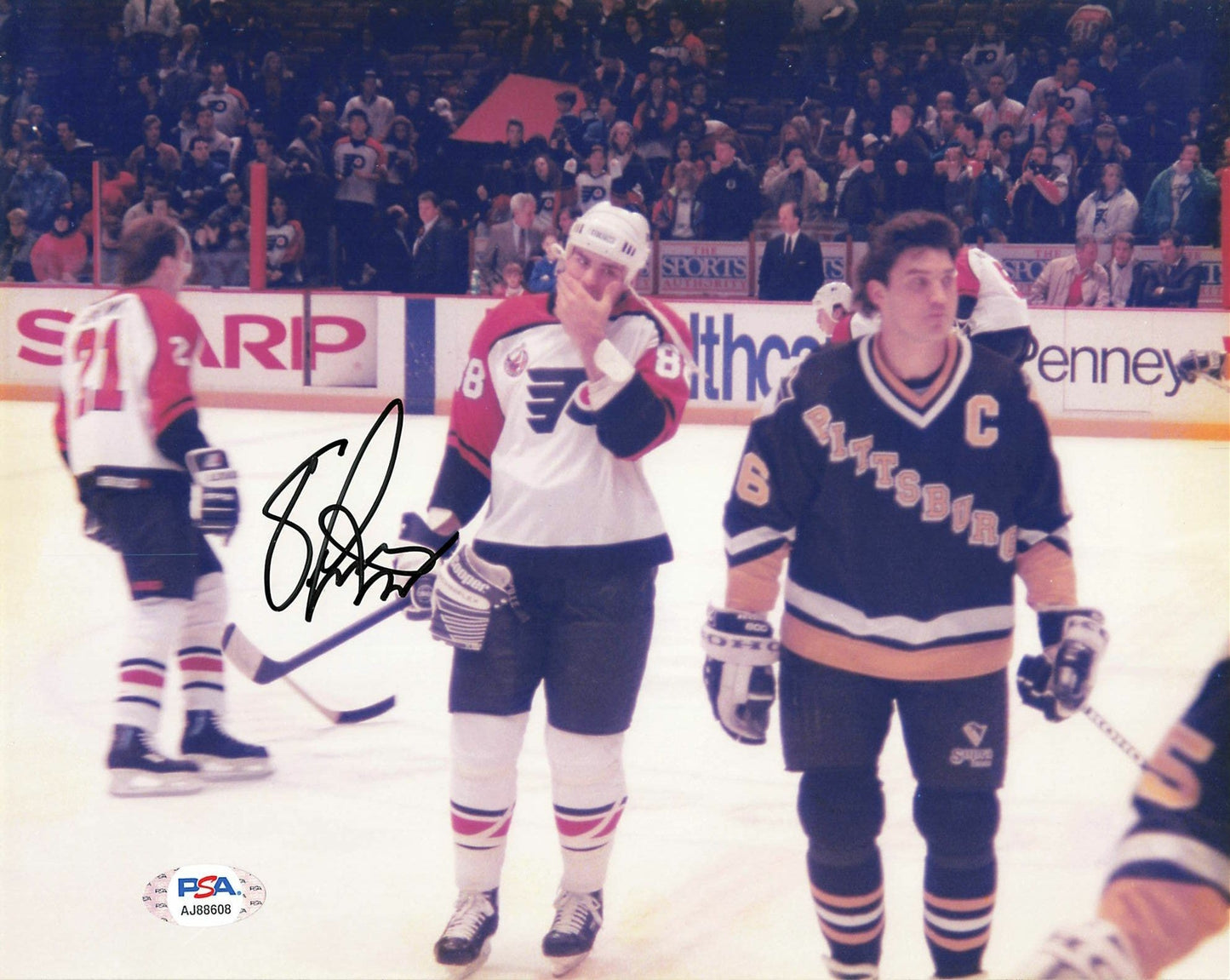 ERIC LINDROS signed 8x10 photo PSA/DNA Philadelphia Flyers Autographed