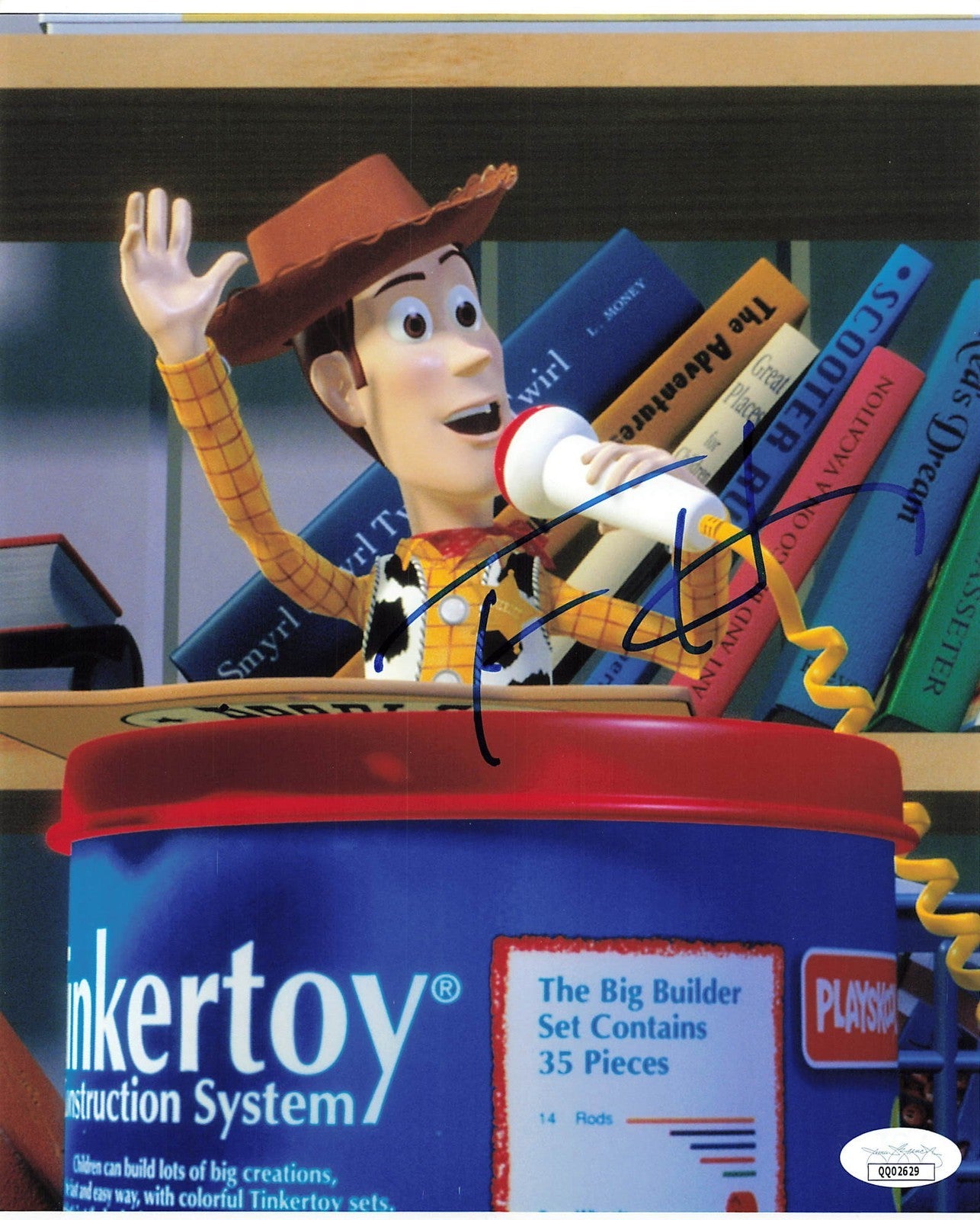 Tom Hanks Toy Story Signed Woody 8x10