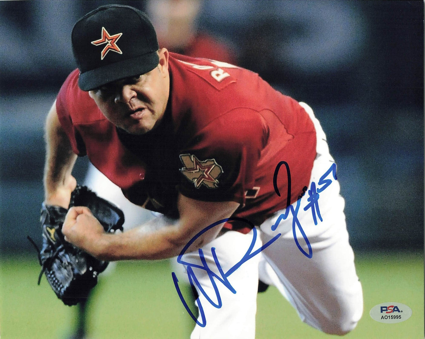 WANDY RODRIGUEZ signed 8x10 photo PSA/DNA Houston Astros Autographed
