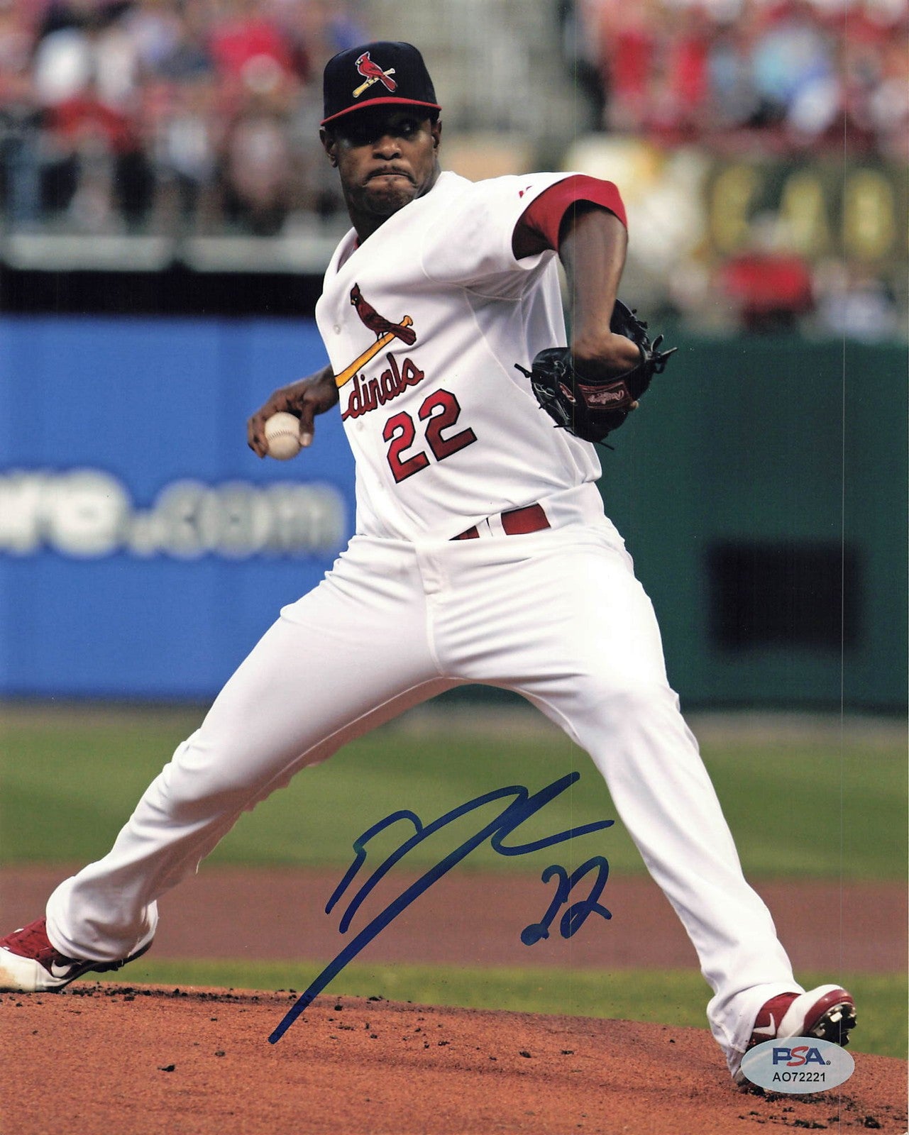 Edwin Jackson Signed 8x10 Photo PSA St. Louis Cardinals