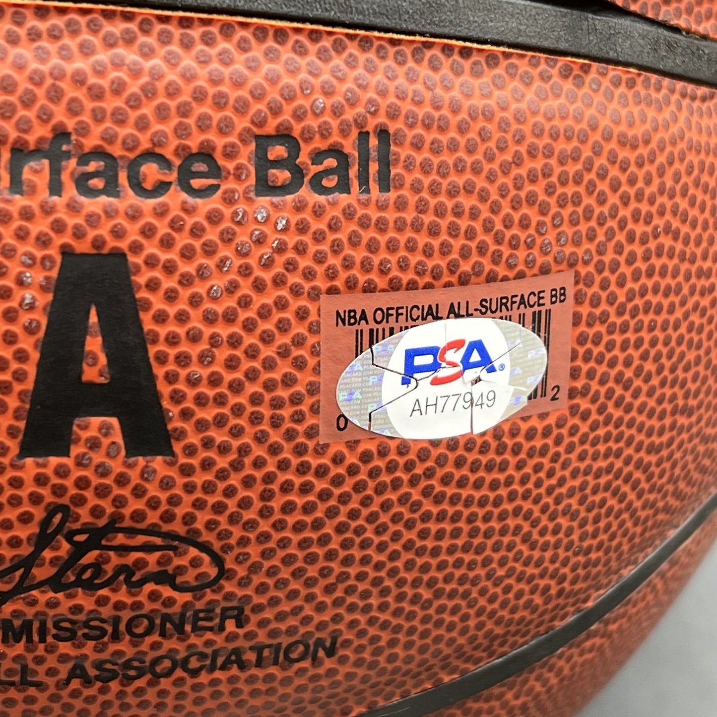 Mickaël Piétrus Signed Basketball PSA Golden State Warriors