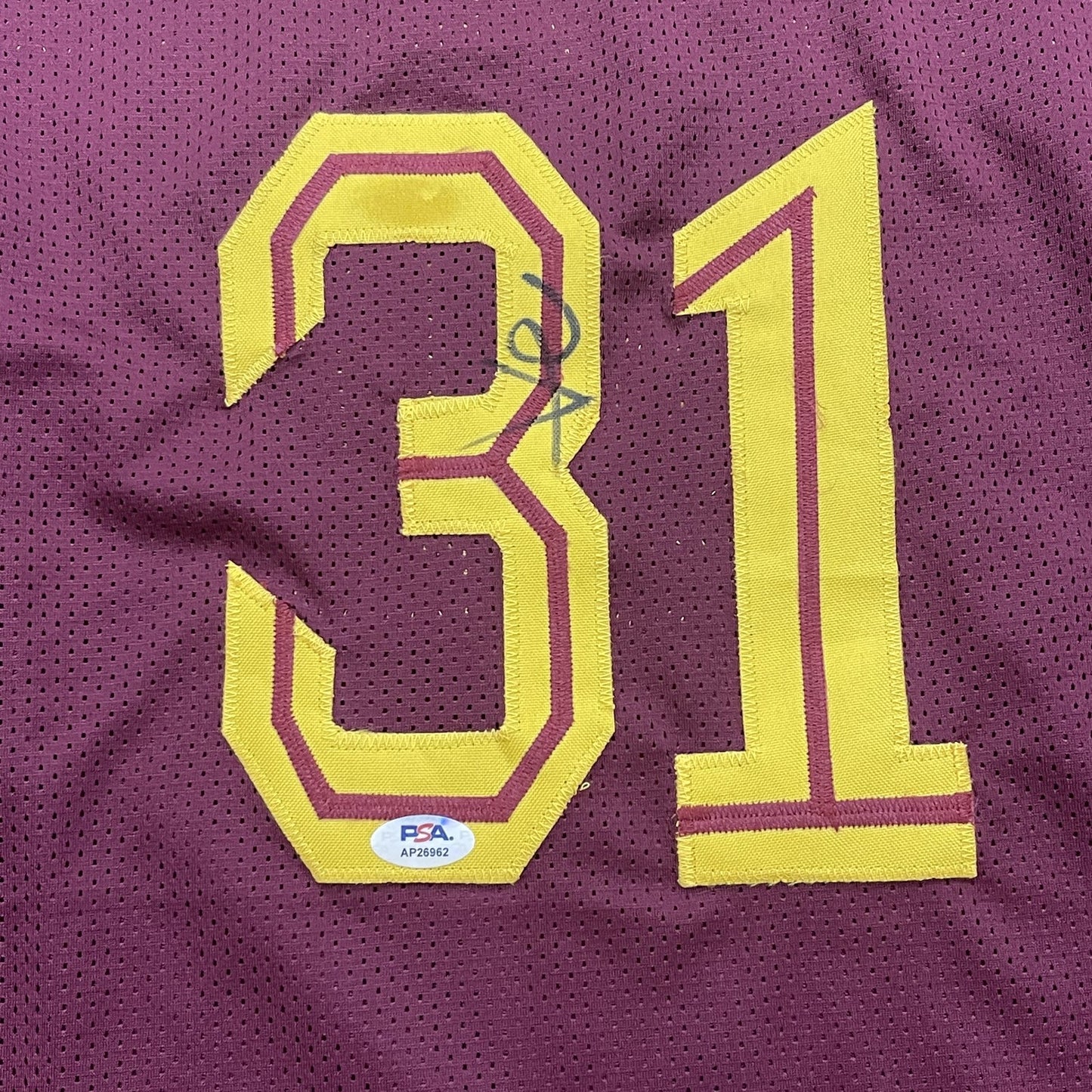 Jarrett Allen Signed Jersey PSA Cleveland Cavaliers Autographed