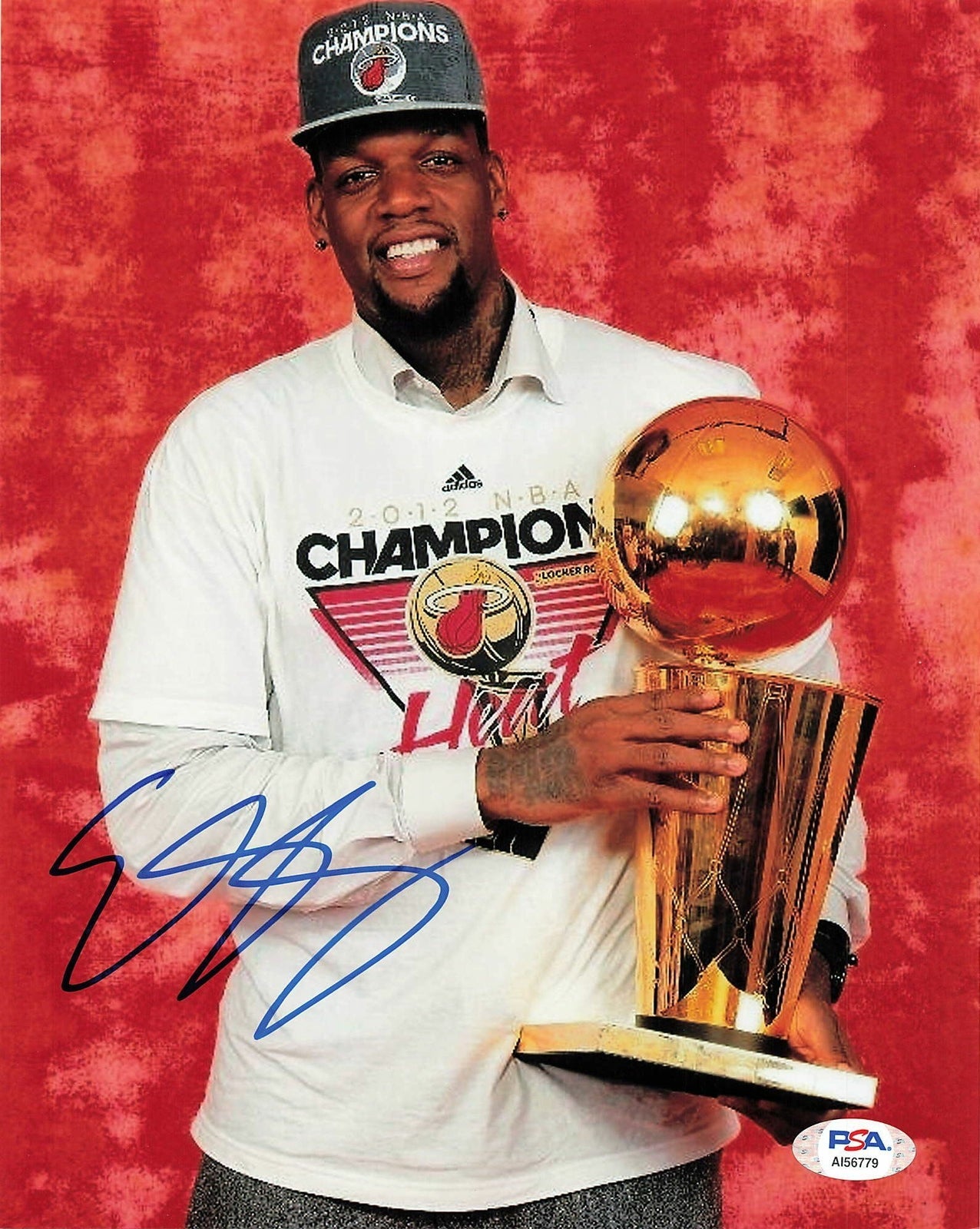 Eddy Curry signed 8x10 photo PSA/DNA Miami Heat Autographed