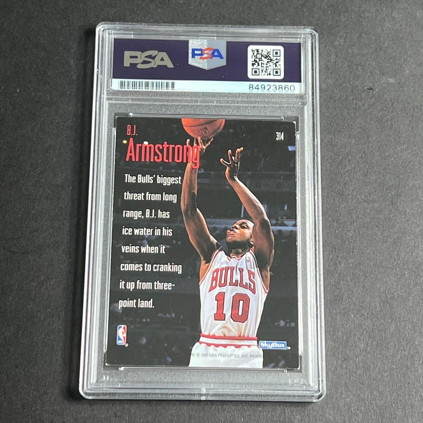 1991-92 Skybox #314 Craig Hodges Signed Card AUTO PSA Slabbed Bulls