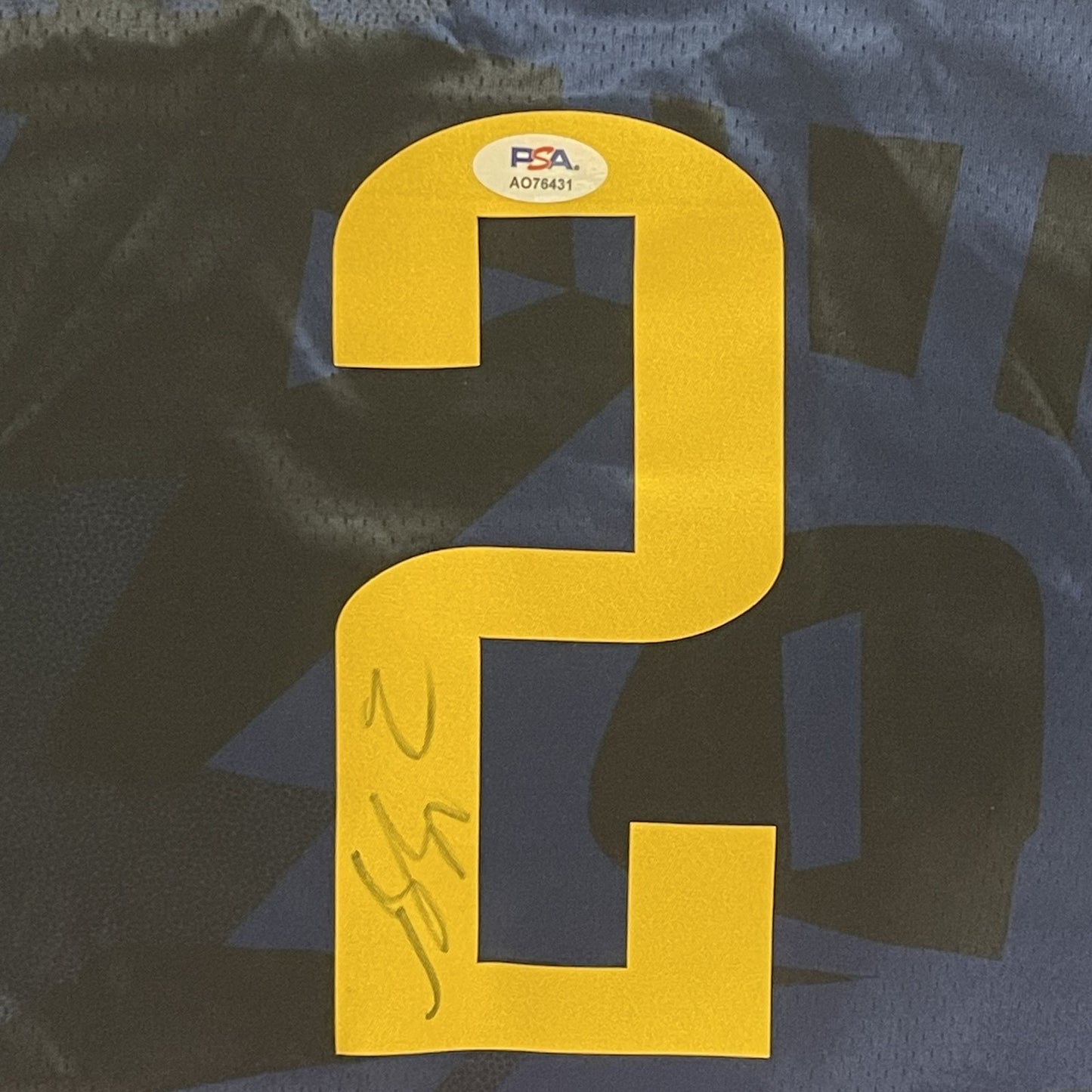 Shai Gilgeous-Alexander Signed Jersey PSA Oklahoma City Thunder Autographed