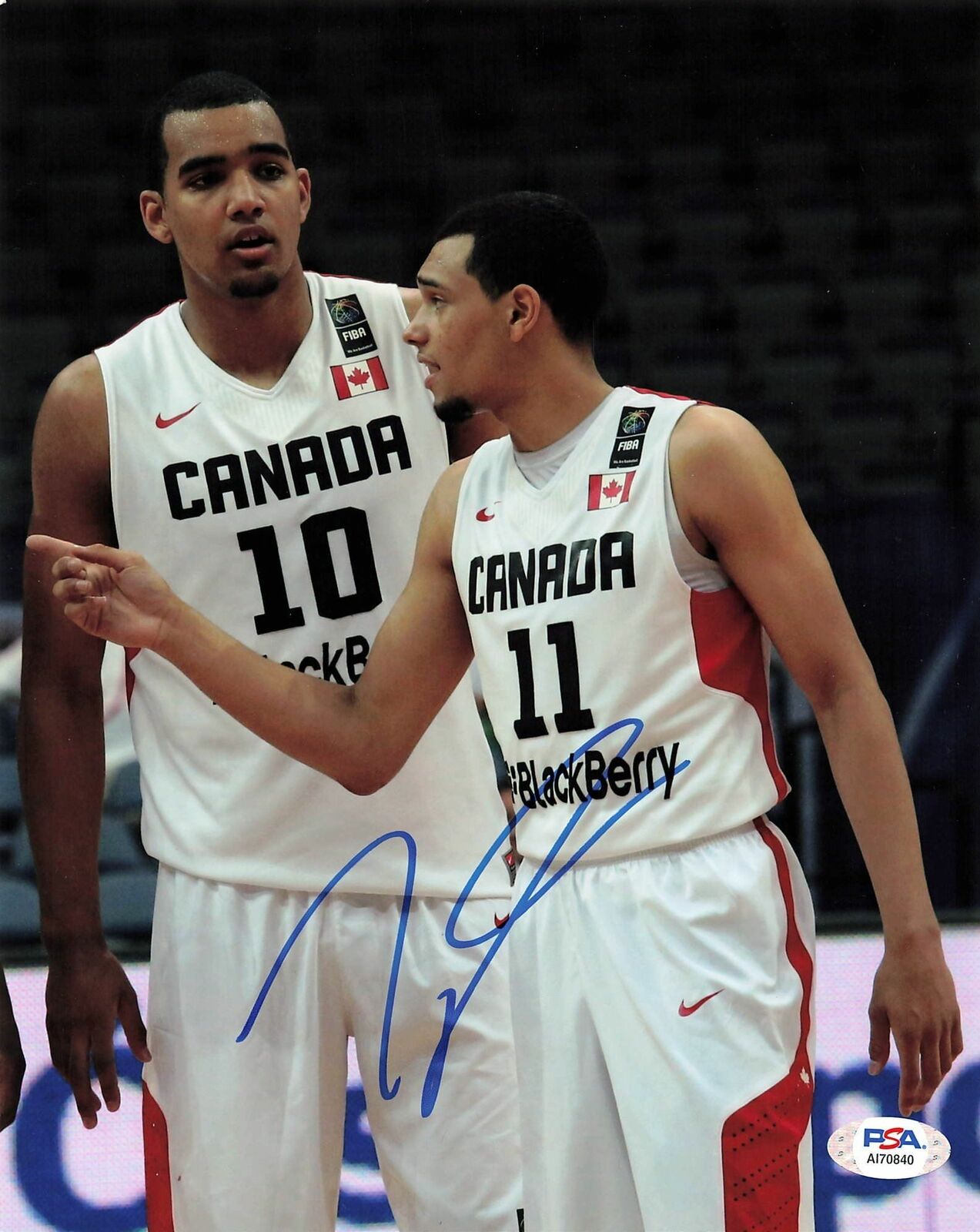 Tyler Ennis signed 8x10 photo PSA/DNA Canada Autographed