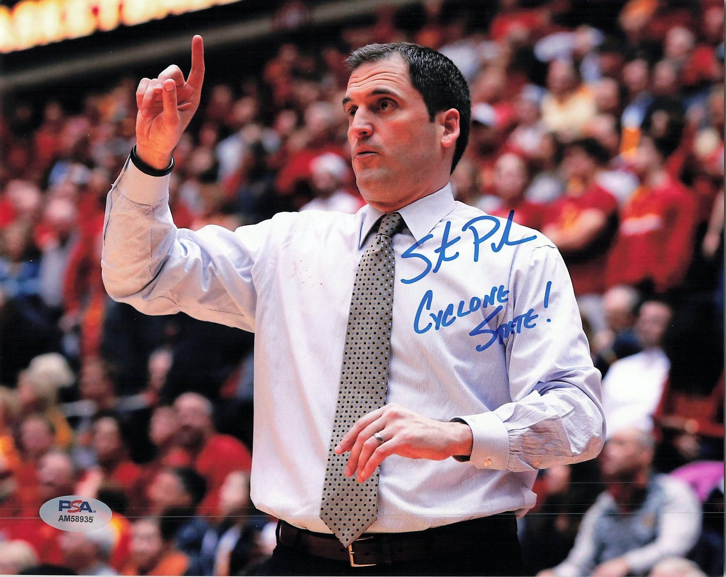 Steve Prohm signed 8x10 photo PSA/DNA Iowa State Cyclones Autographed
