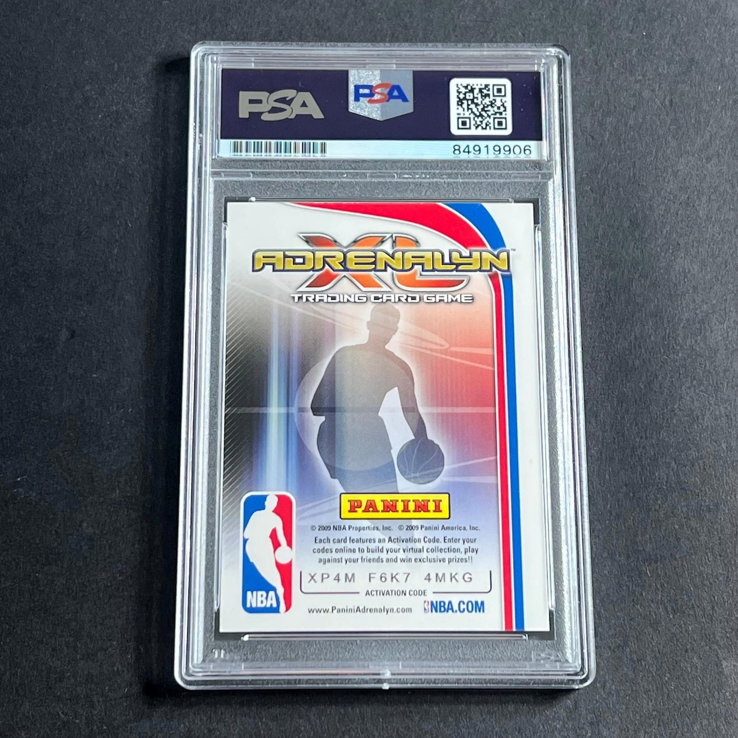 2009 Panini Adrenalyn Charlie Villanueva Signed Card AUTO PSA/DNA Slabbed Piston