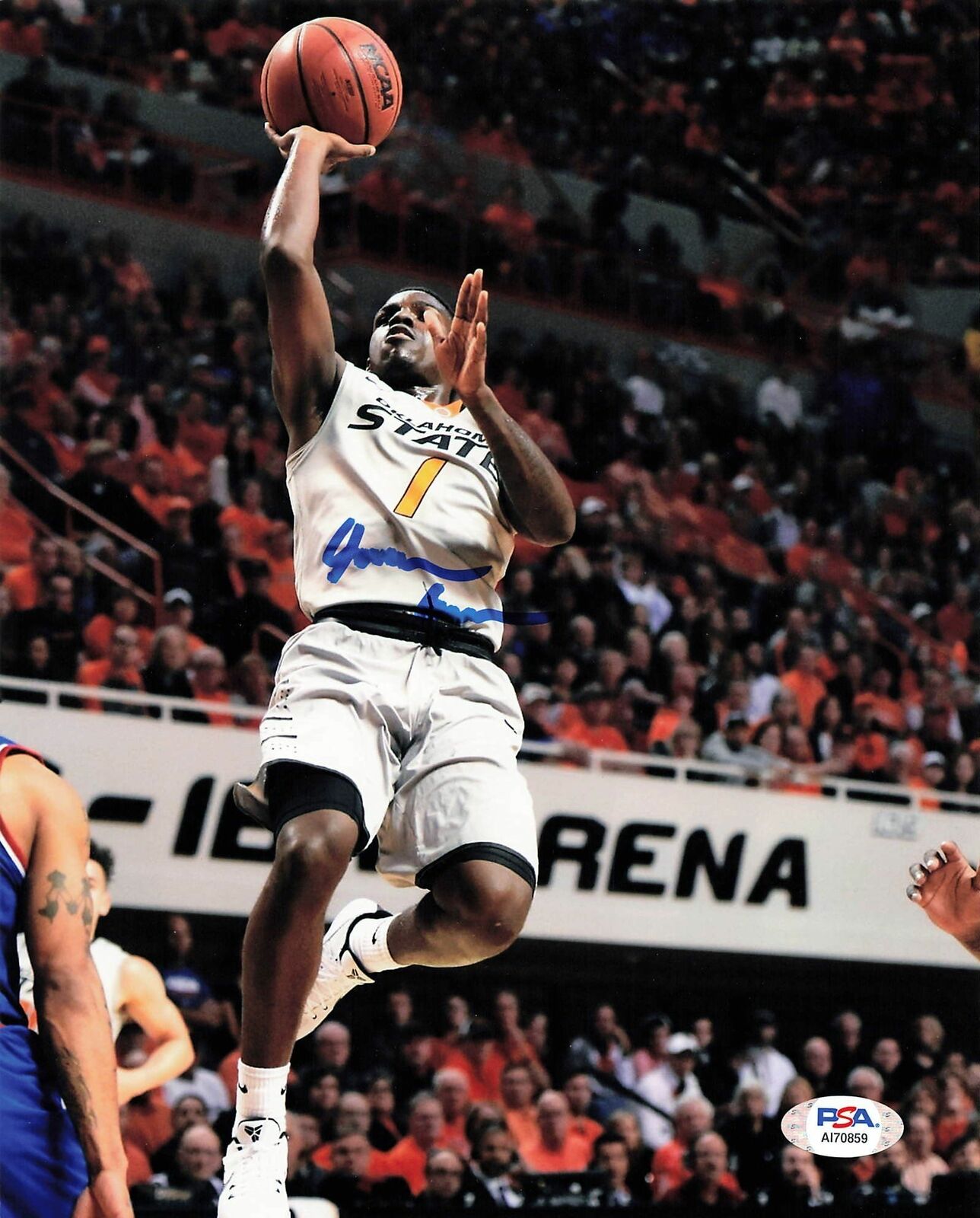 Jawun Evans signed 8x10 photo PSA/DNA Oklahoma State Cowboys Autographed
