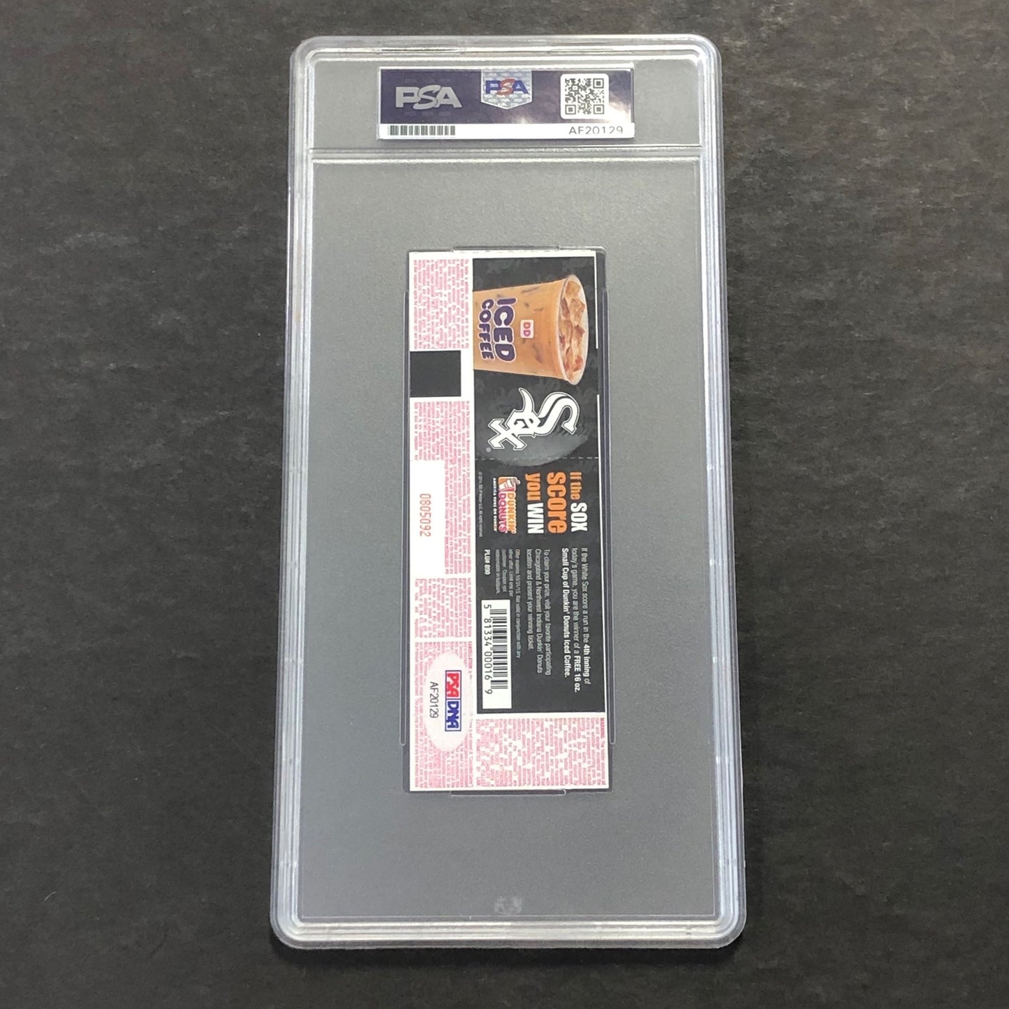 Carlos Correa signed MLB Debut Ticket PSA/DNA Houston Astros autographed