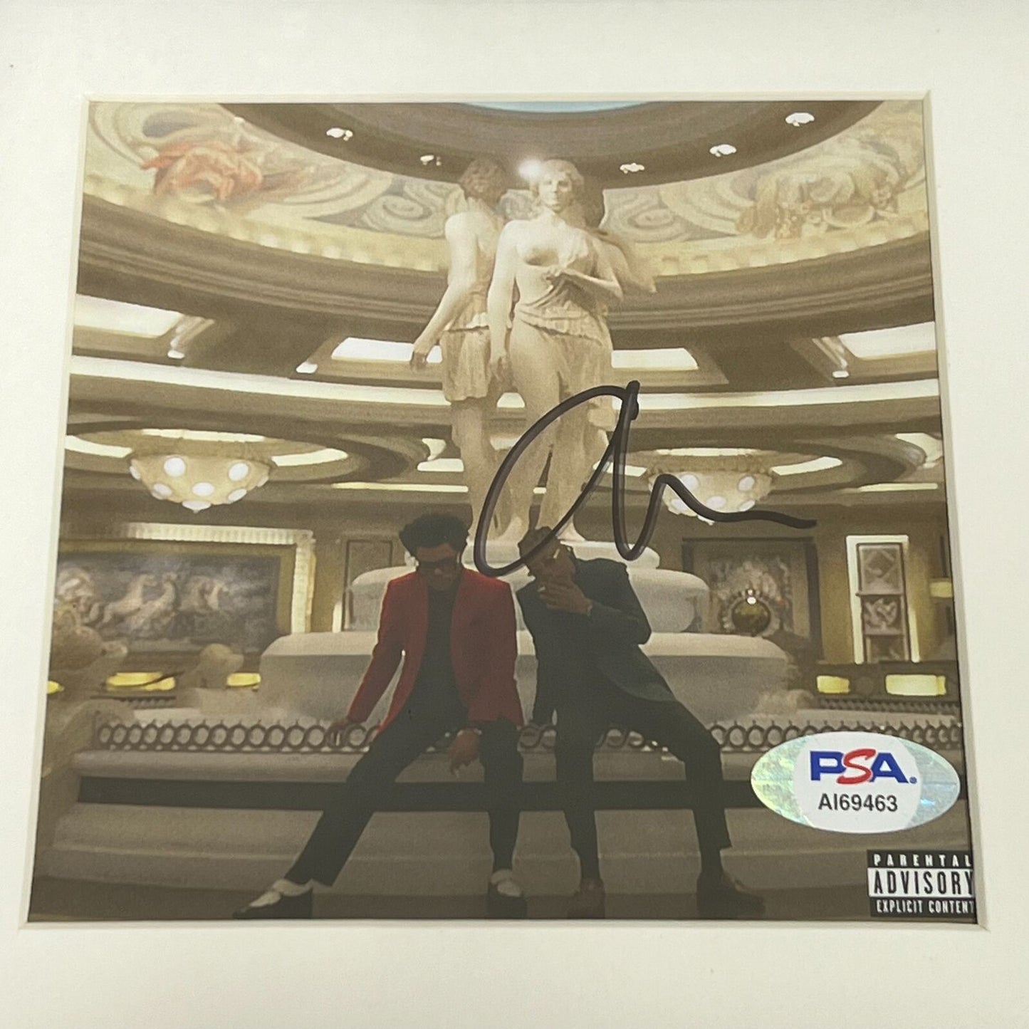 The Weeknd signed Album CD Cover Framed PSA/DNA Autographed