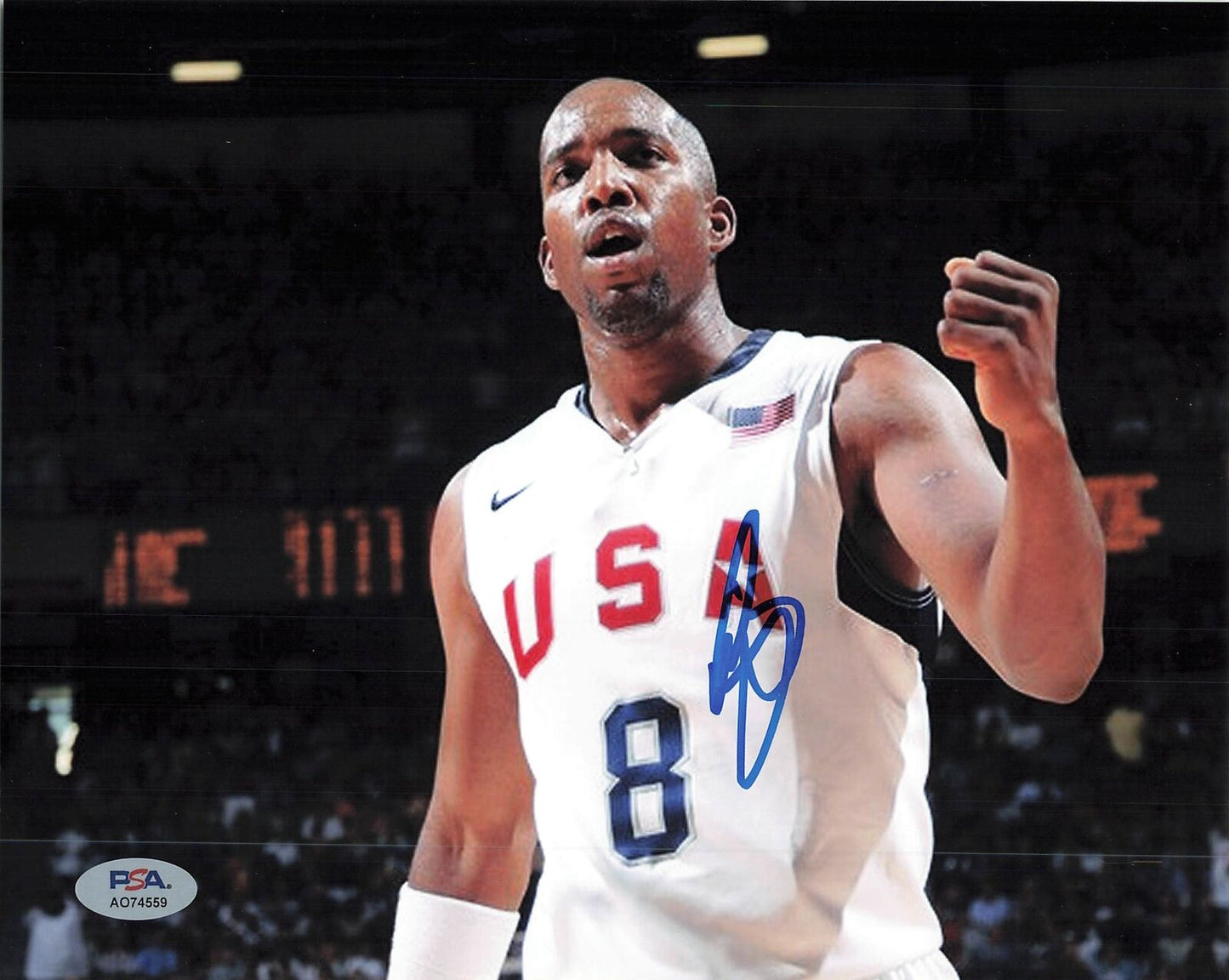 Michael Redd signed 8x10 photo PSA/DNA Team USA Autographed